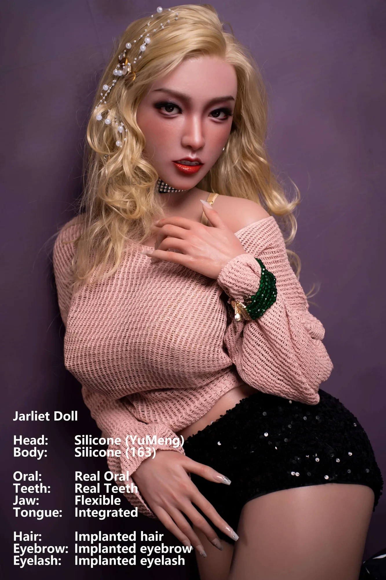Silicone Sex Doll Blonde Mira 5ft 5' (163 cm)/ D-Cup - Jarliet
