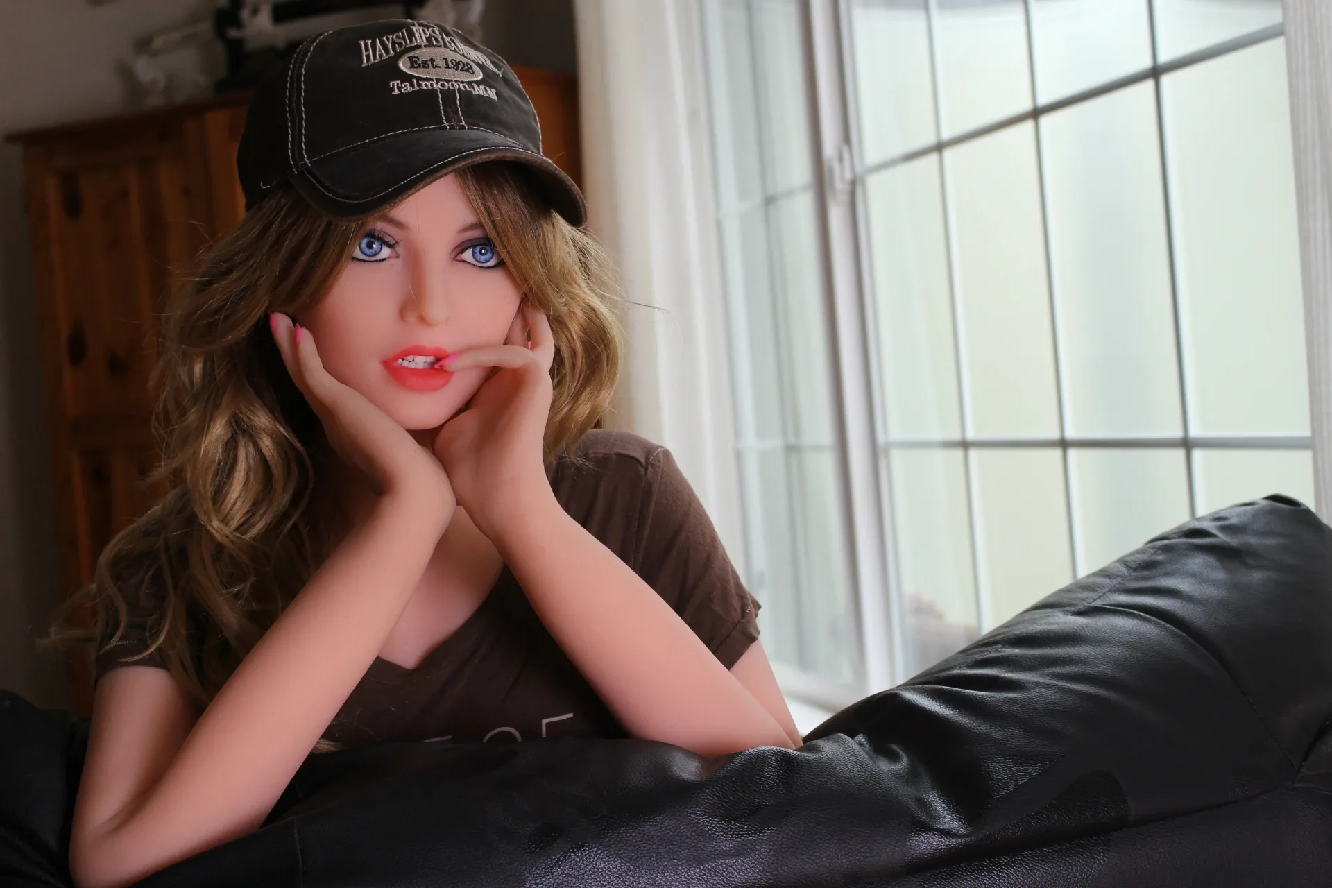 Real Sex Doll Brunette Jennifer 5ft 3' (161 cm)/ D-Cup - AS Doll view 5