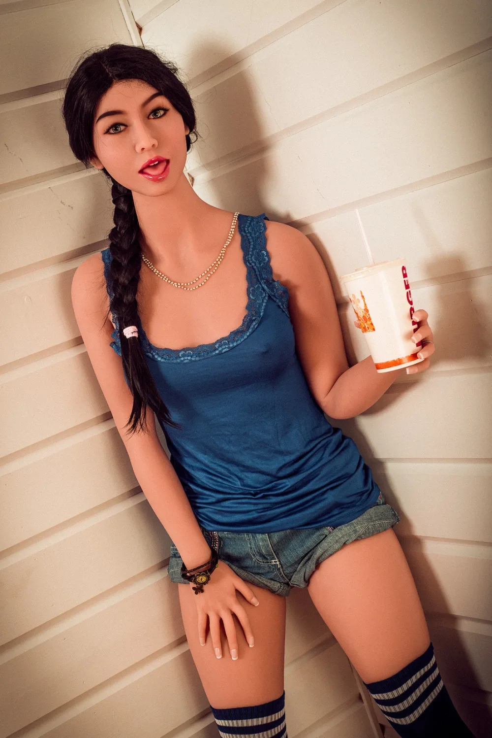 Real Sex Doll Schoolgirl Palmer 5ft 4' (162 cm)/ B-Cup - WM doll view 1