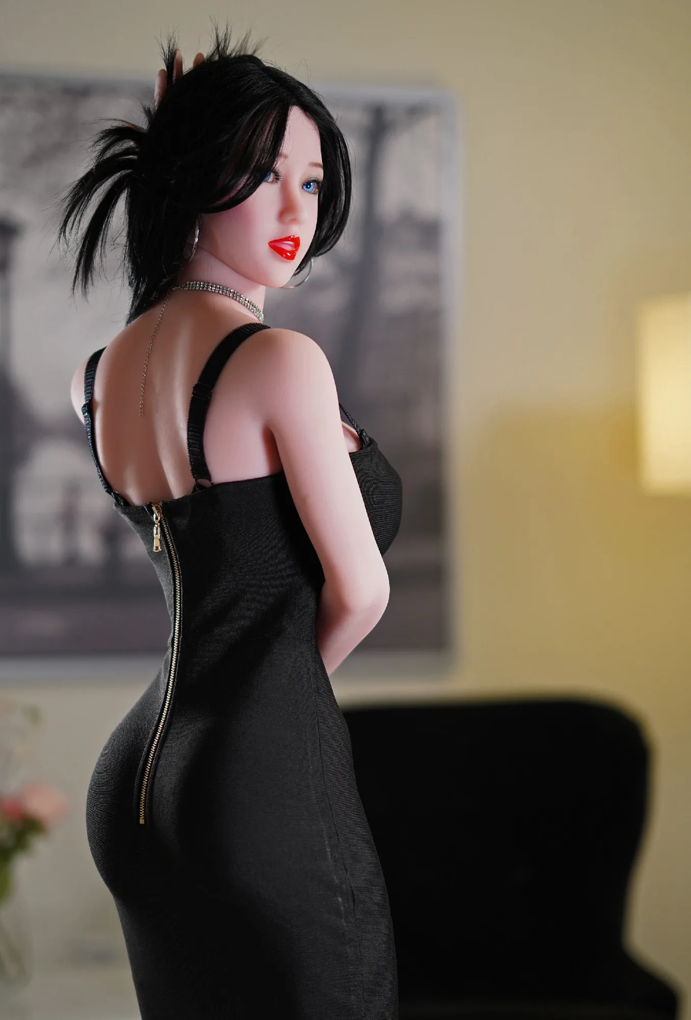 Sex Doll Black-haired Zola 5ft 2' (158 cm)/ G-Cup - SMdoll view 2