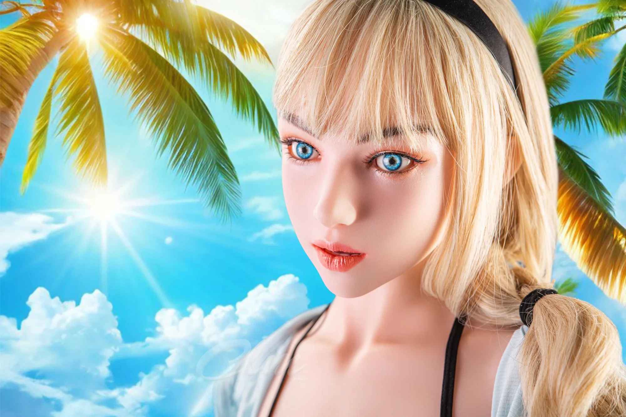 Silicone Sex Doll Blonde Wanda 5ft 1' (157 cm)/ B-Cup - Climax Doll view 2