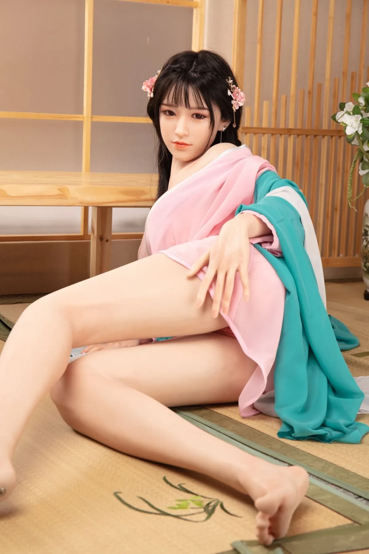 Real Sex Doll Black-haired Cora 5ft 6' (170 cm) - JXDOLL view 6