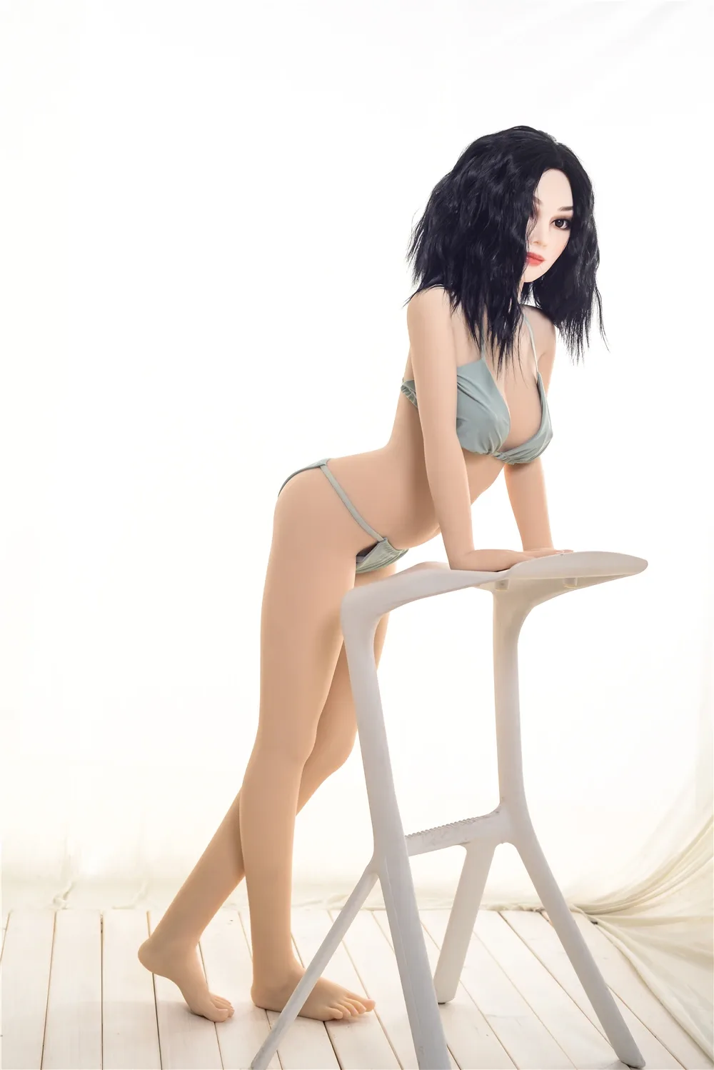 Real Sex Doll Black-haired Namii 5ft 1' (155 cm)/ B-Cup - Irontech Doll view 4