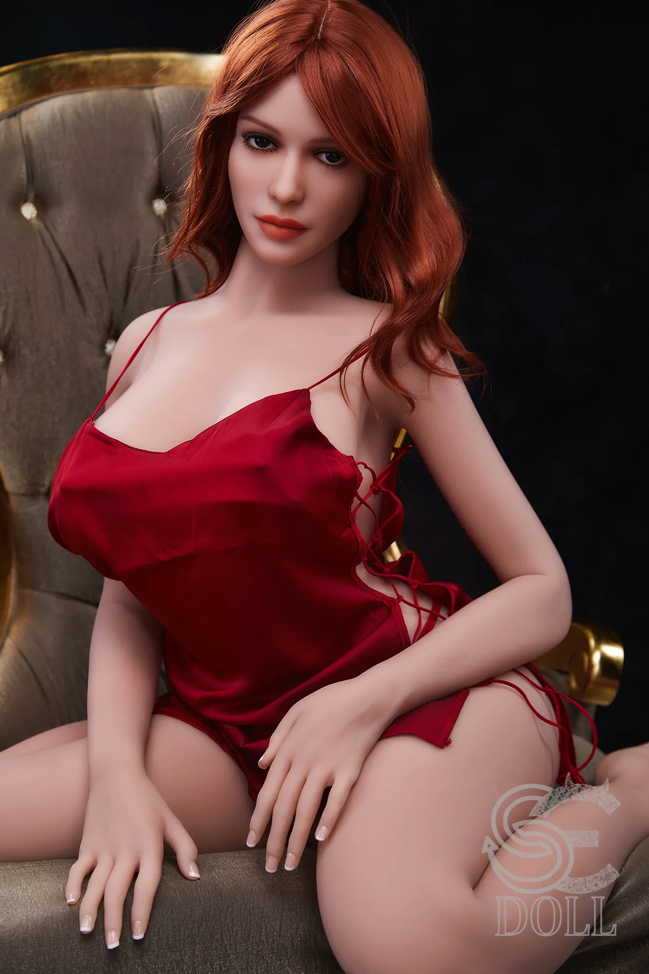 Sex Doll Redhead Lucille 5ft 1' (157 cm)/ H-Cup - SEDOLL view 5