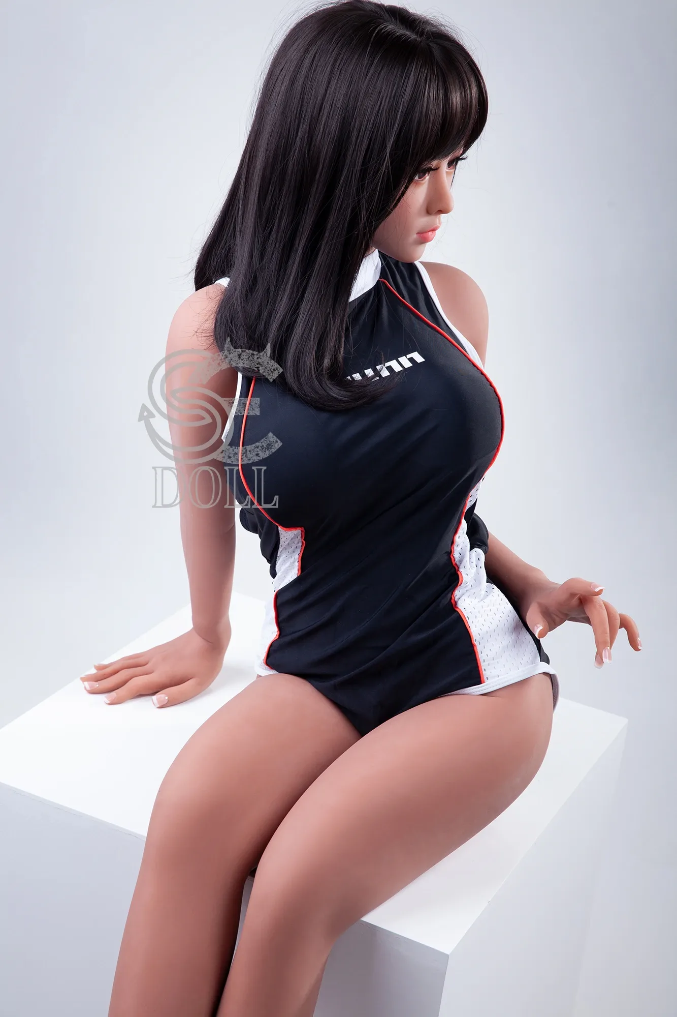 Sexy Doll Black-haired Linn 4ft 11' (150 cm)/ E-Cup - SEDOLL view 6