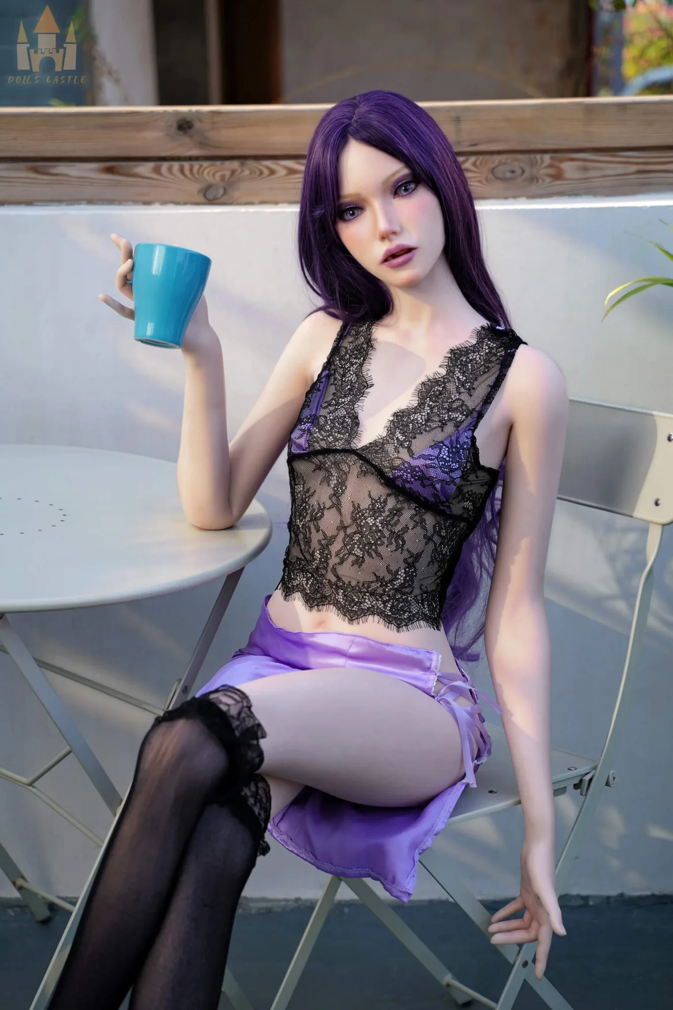 Real Doll Skinny Violet 5ft 7' (170 cm)/ A-Cup - Dolls Castle view 3