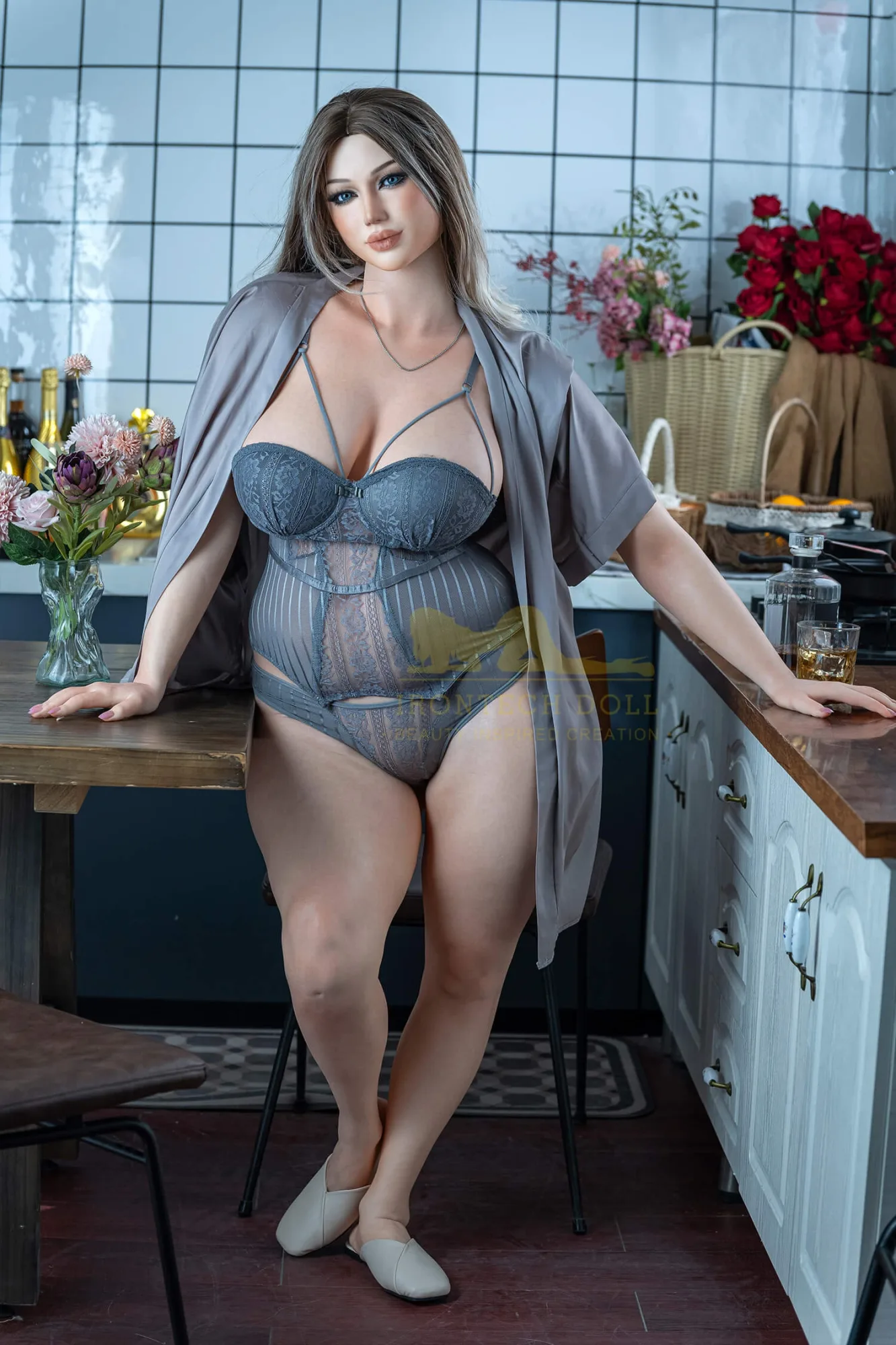 Realistic Sex Doll Milf Amaron 5ft 3' (162 cm)/ H-Cup - Irontech Doll view 3