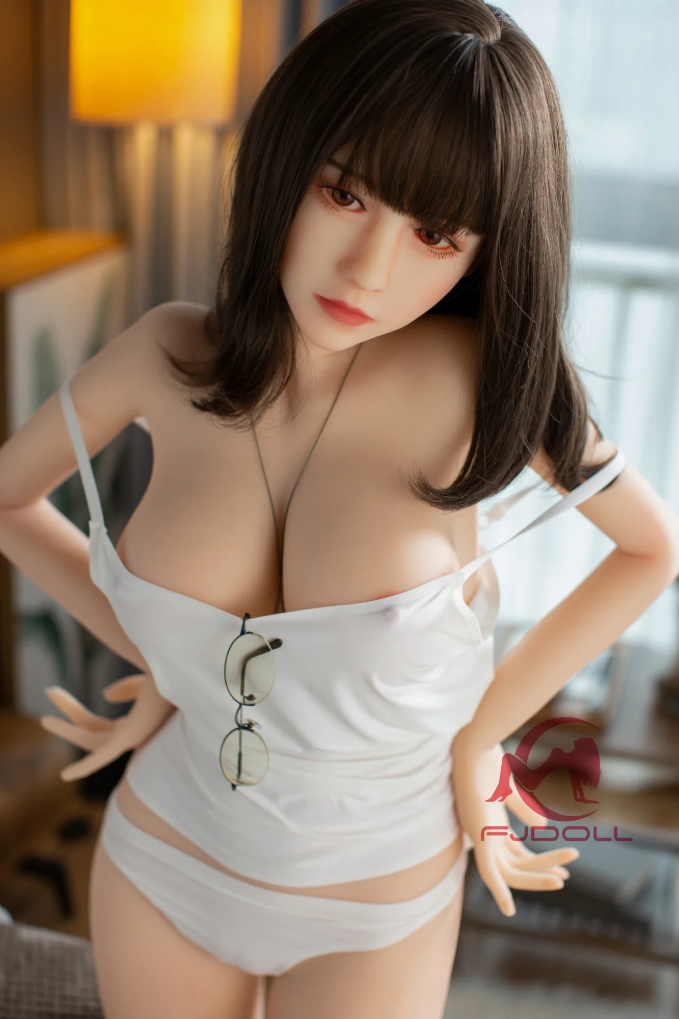 Real Sex Doll Brunette Joasia 5ft 2' (158 cm)/ E-Cup - FJ Doll view 5