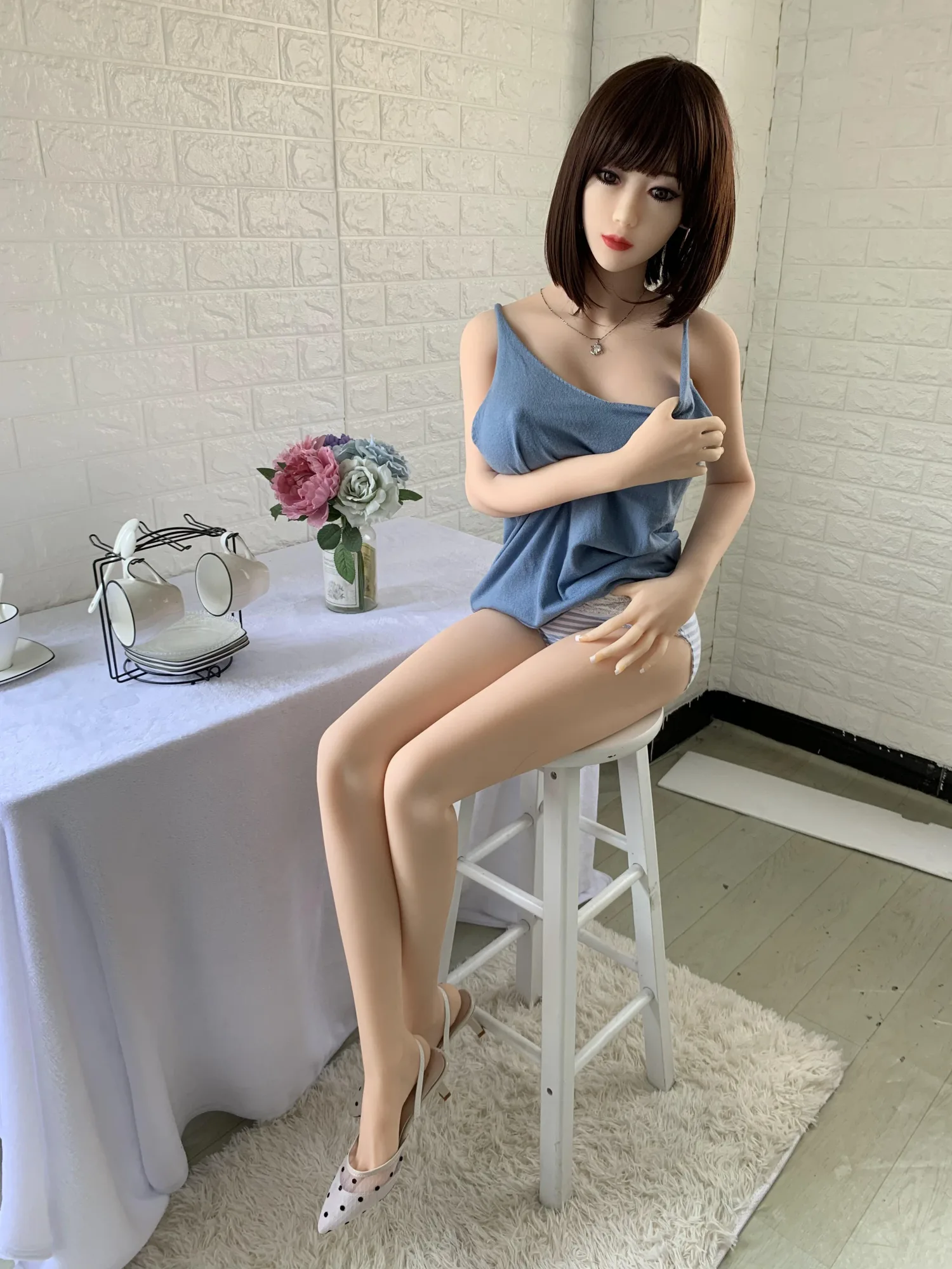 Real Sex Doll Asian Girl Starline 5ft 2' (158 cm)/ E-Cup - AIBEI Doll