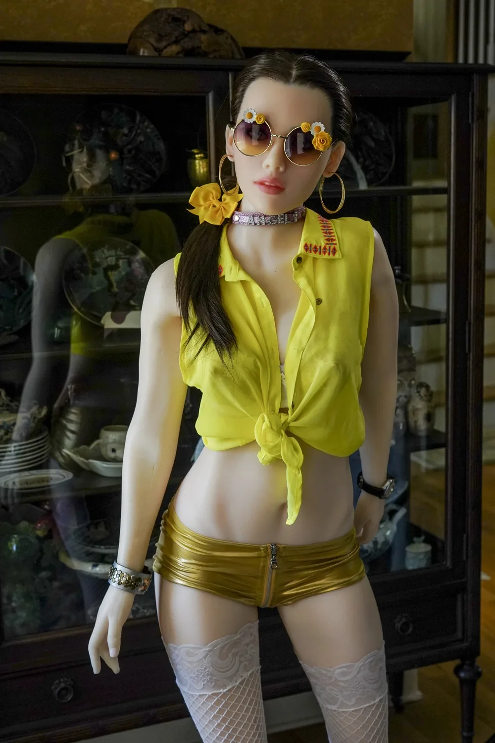 Real Sex Doll Brunette Larisa 5ft 1' (156 cm)/ C-Cup - SMdoll view 2