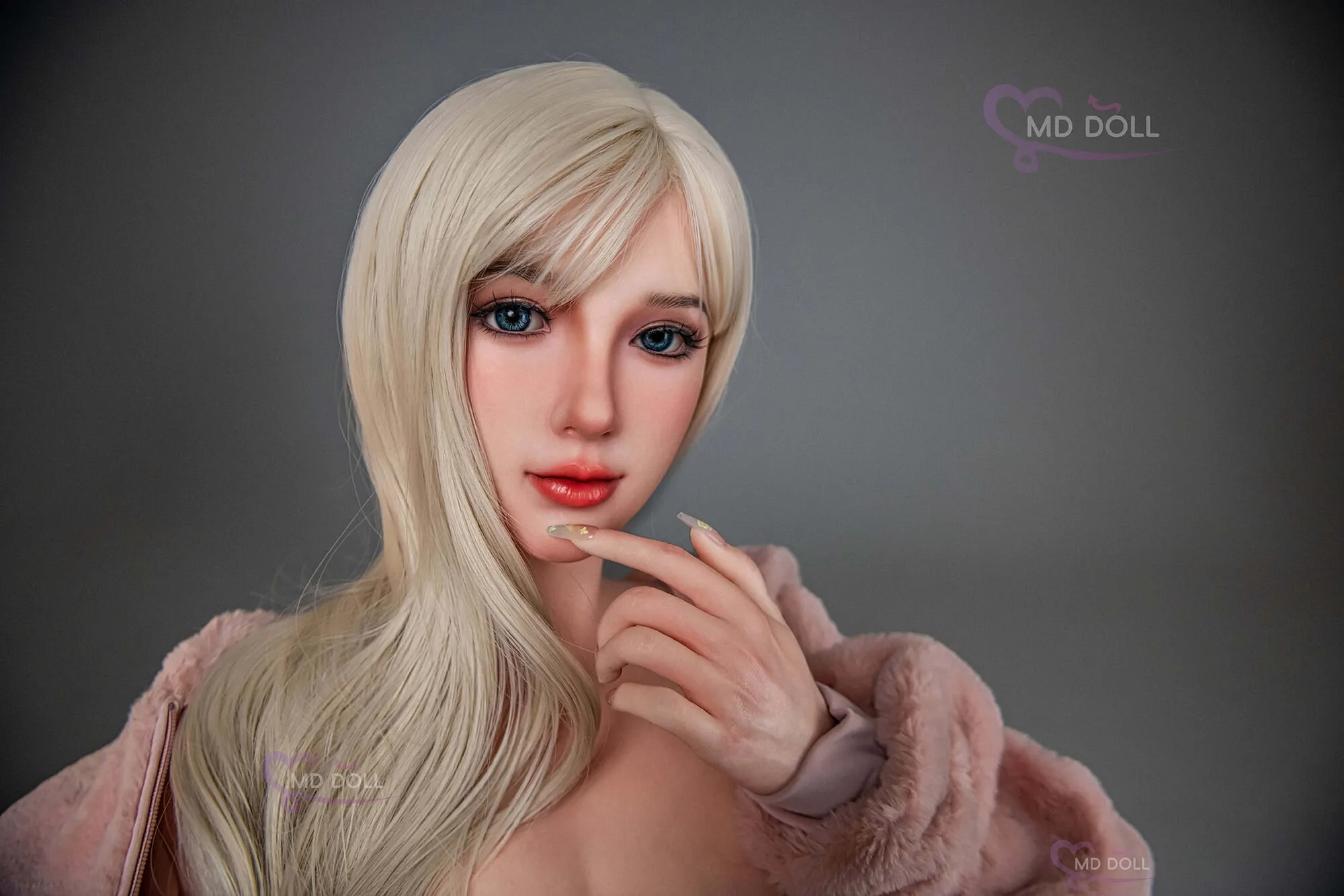Silicone Sex Doll Blonde Jennifer 5ft 4' (162 cm)/ H-Cup - MD DOLL view 3