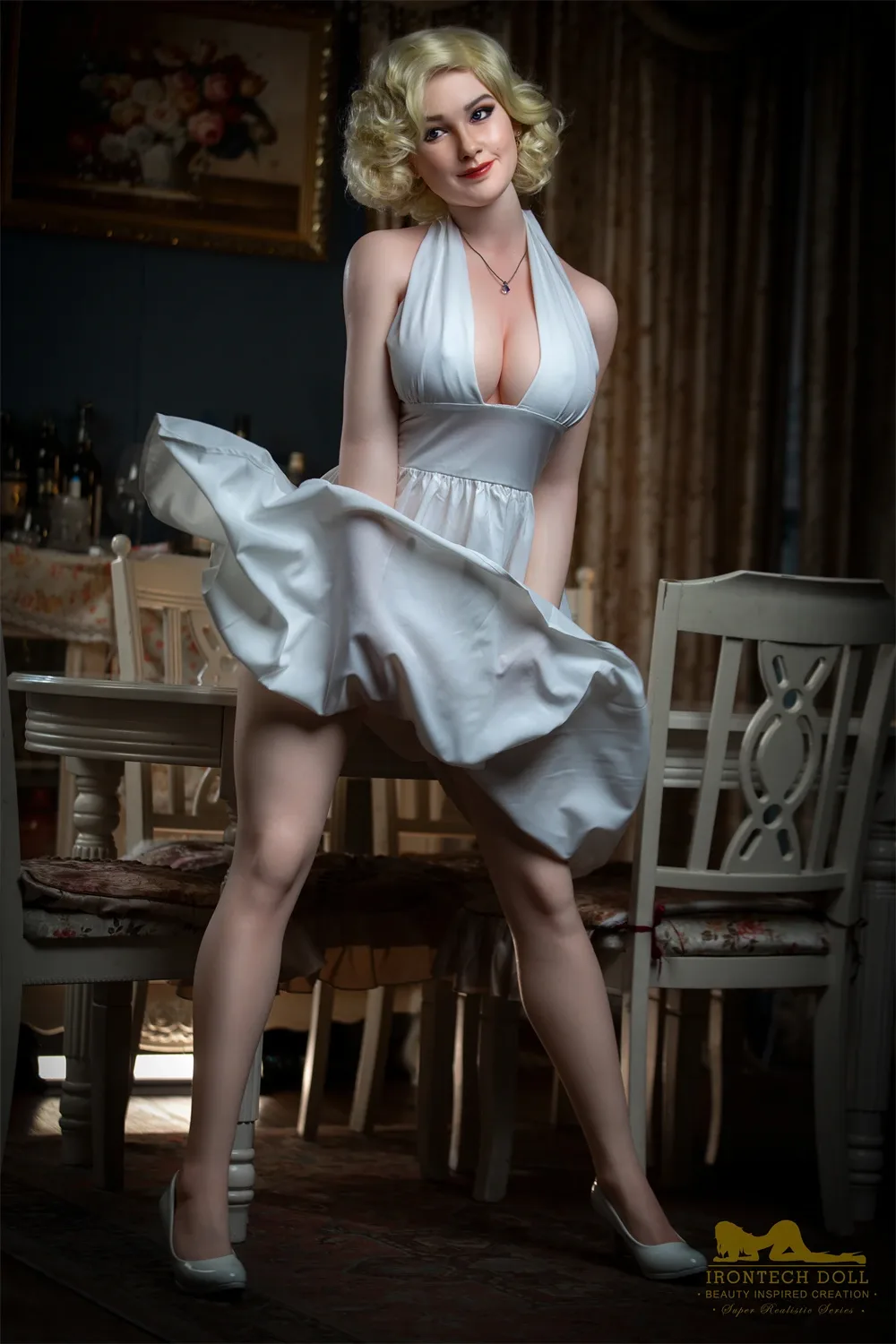 Silicone Sex Doll Blonde Irin 5ft 4' (164 cm)/ D-Cup - Irontech Doll view 3