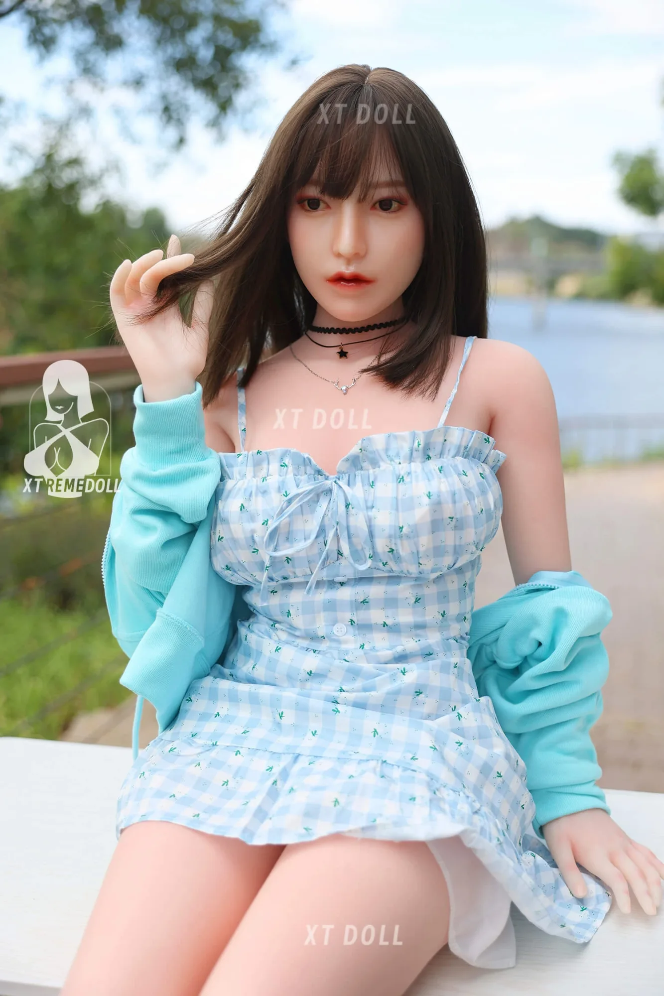 Silicone Sex Doll Brunette Nova 4ft 11' (150 cm)/ D-Cup - XTDoll view 5