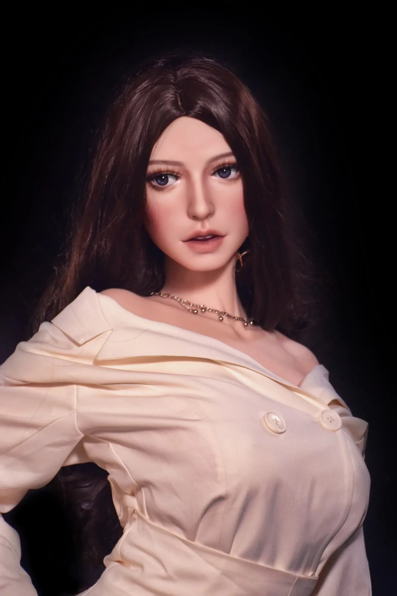 Silicone Doll Brunette Theressa 5ft 5' (165 cm) - Elsa Babe view 4