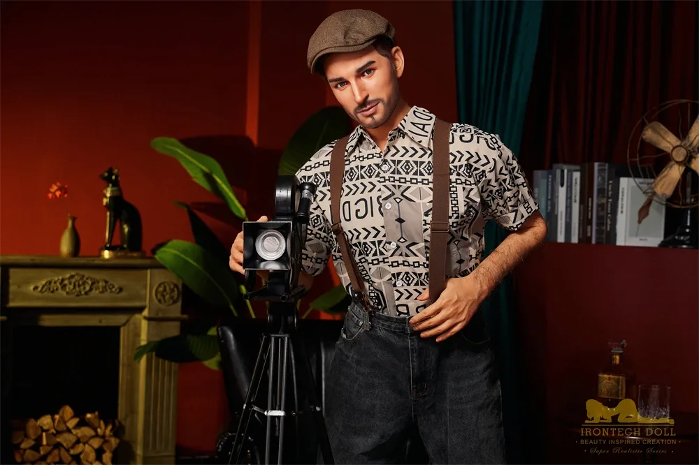 Male Sex Doll Tanned Gerson 5ft 6' (170 cm) - Irontech Doll view 2