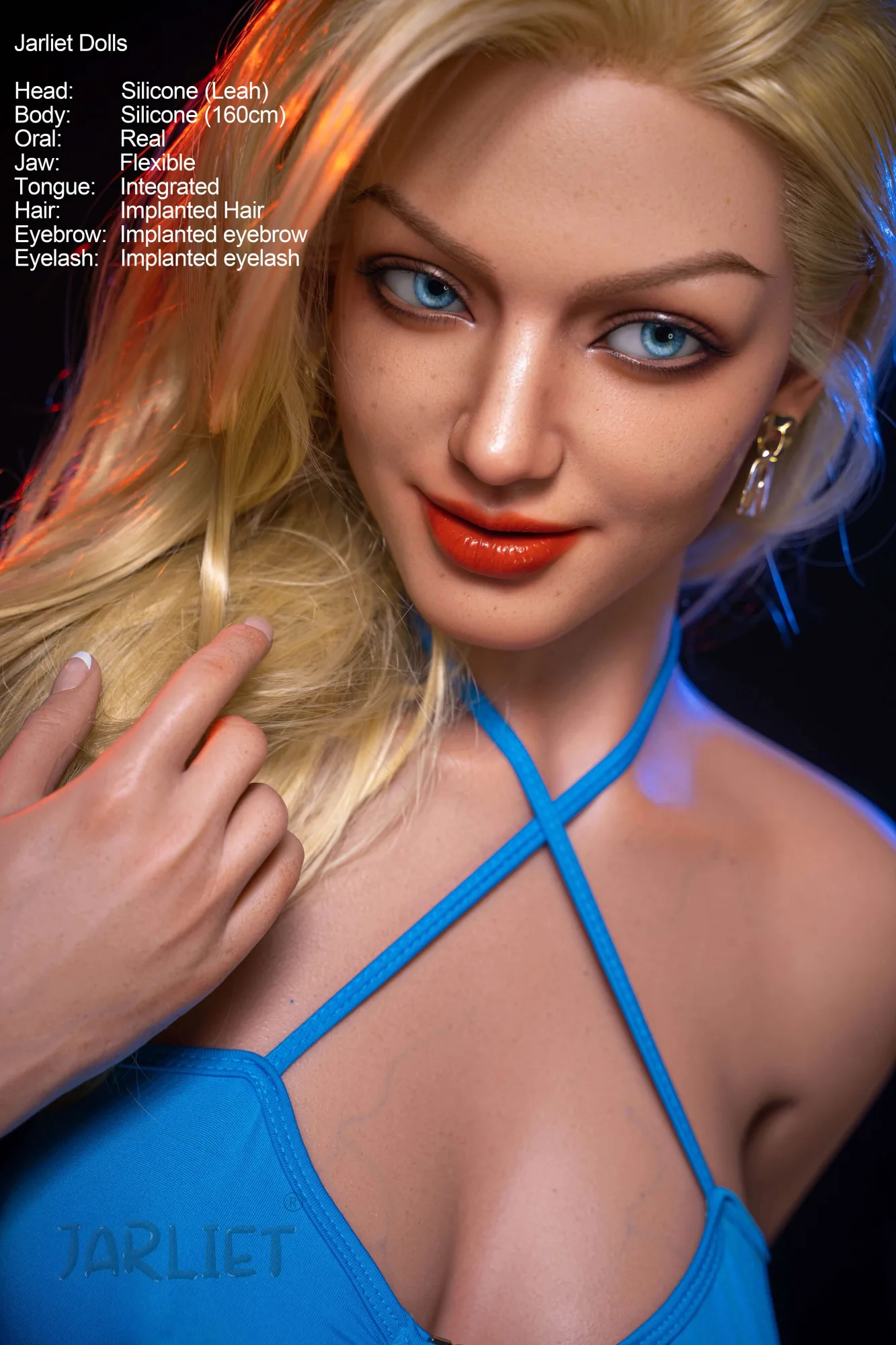 Silicone Sex Doll Blonde Avery 5ft 2' (160 cm)/ C-Cup - Jarliet view 2