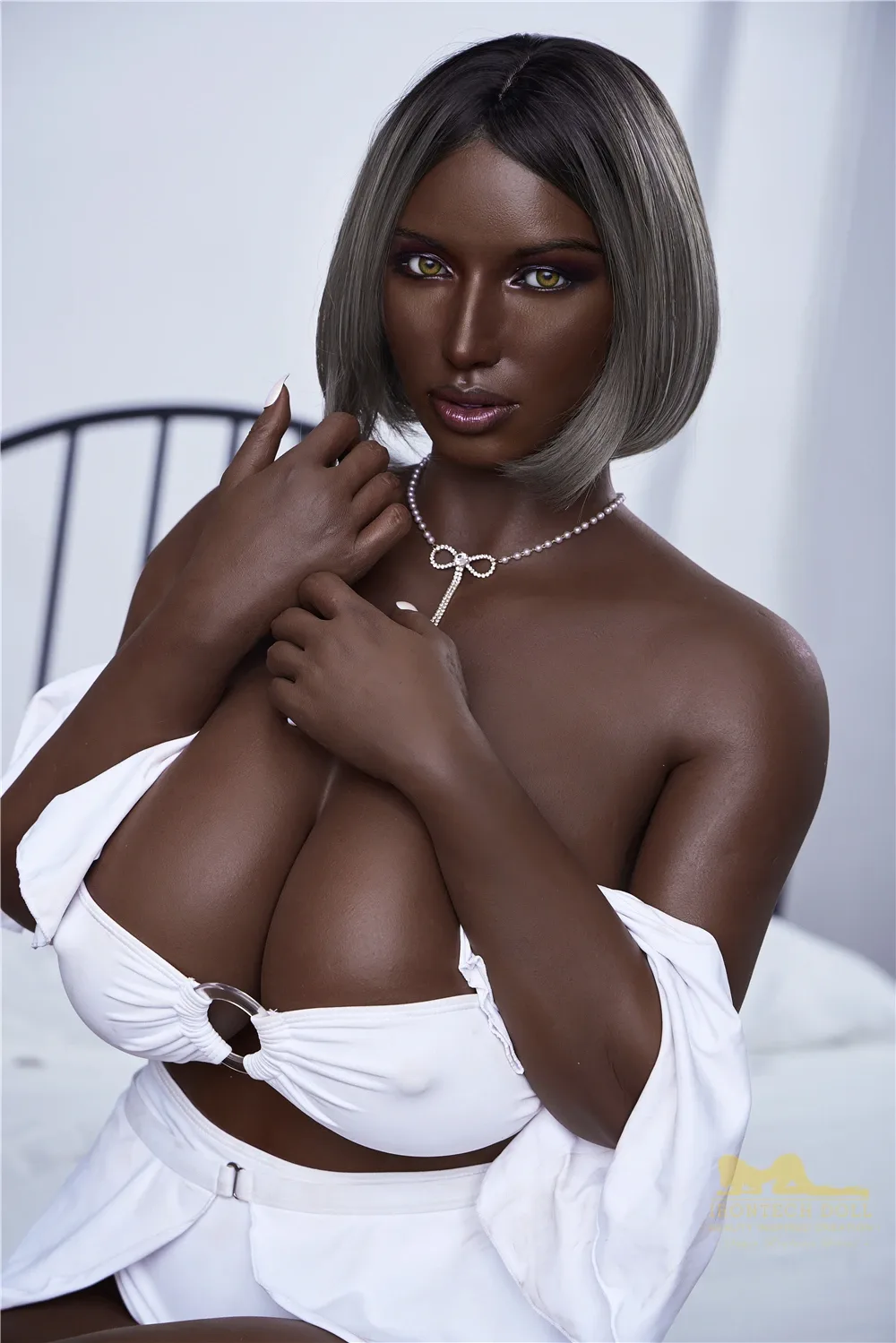 Silicone Sex Doll Black Essin 5ft 2' (160 cm)/ H-Cup - Irontech Doll view 8