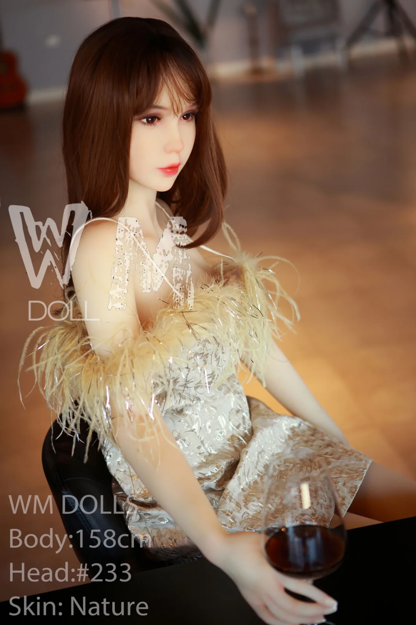 Real Sex Doll Secretary Anita 5ft 2' (158 cm)/ D-Cup - WM doll view 4