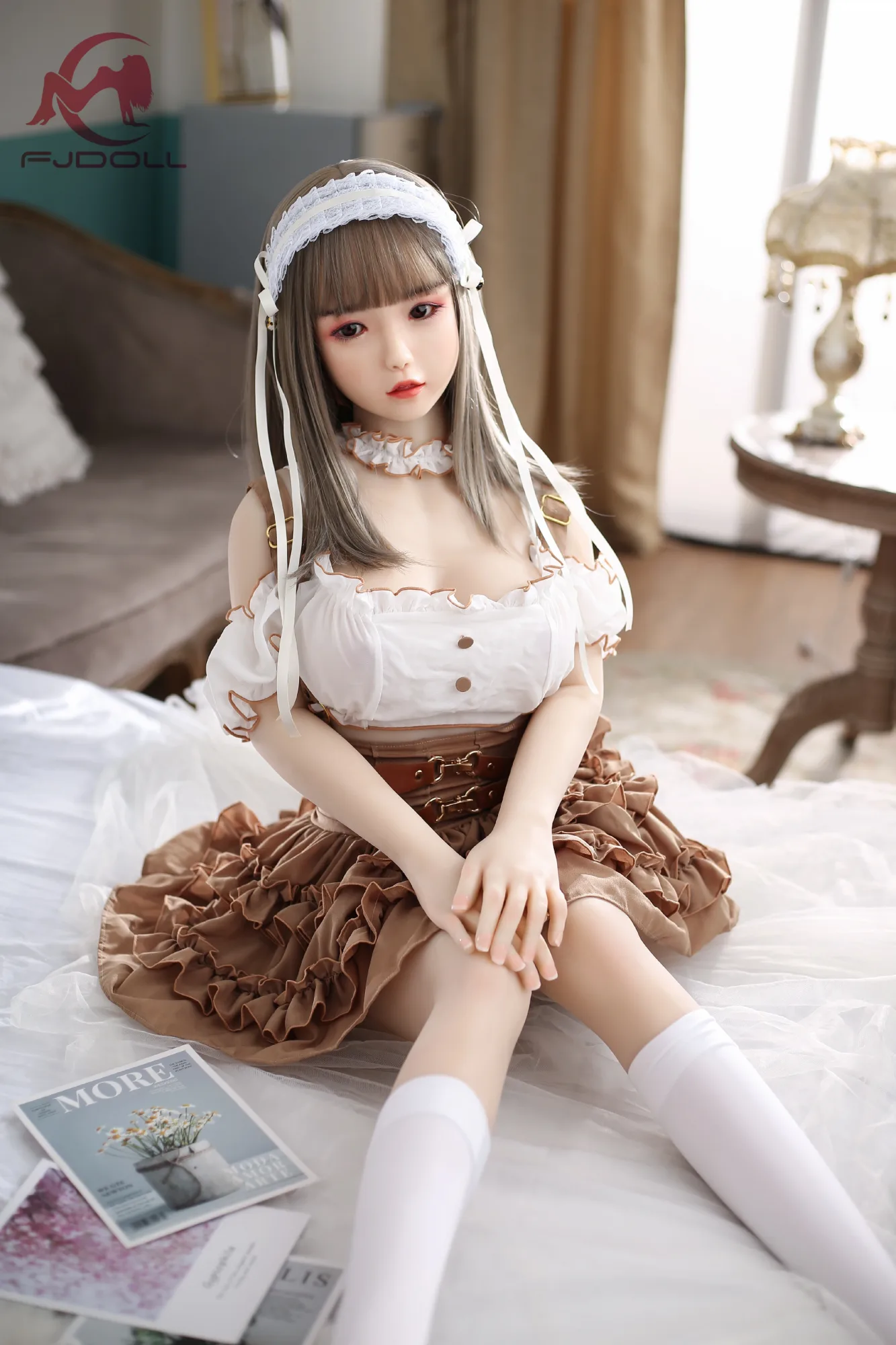 Silicone Sex Doll Sweet Leta 5ft 2' (158 cm)/ D-Cup - FJ Doll view 2