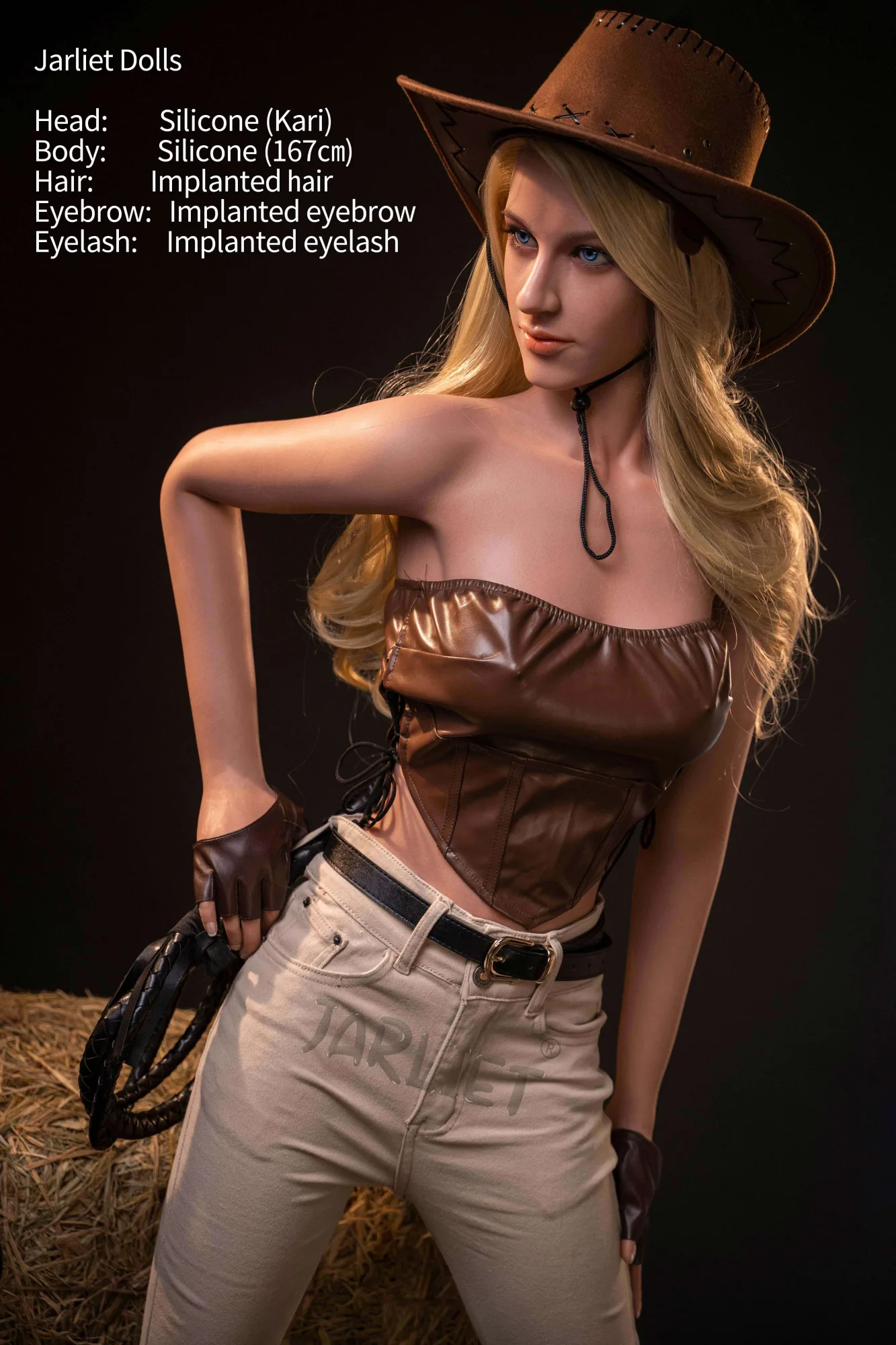 Silicone Sex Doll Wild Frankie 5ft 5' (167 cm)/ B-Cup - Jarliet view 3