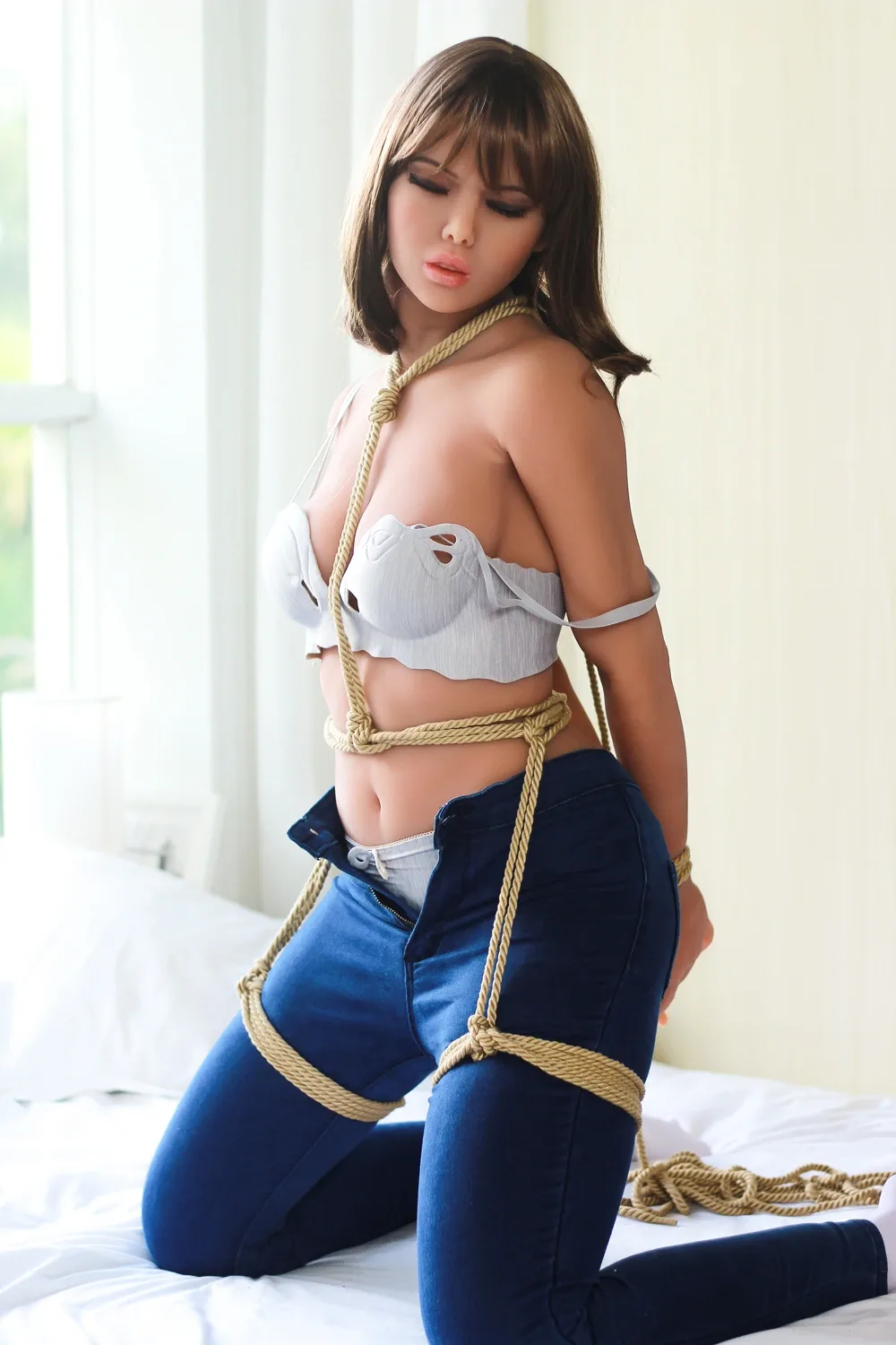 Real Sex Doll Brunette Cheryl 5ft 2' (160 cm) - STOCK/ C-Cup - 6Ye Doll view 4
