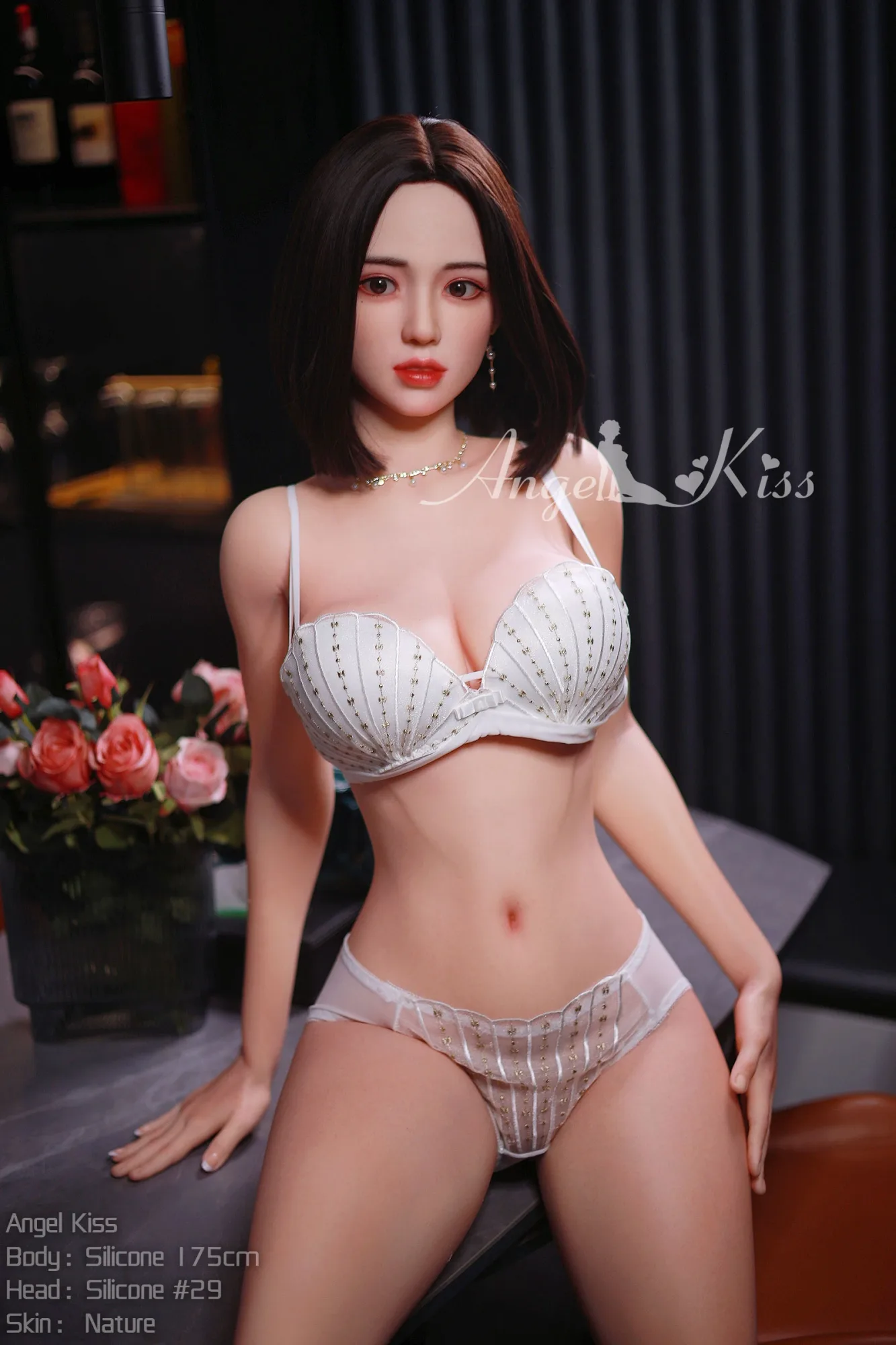 Silicone Doll Brunette Kayden 5ft 8' (175 cm)/ D-Cup - Angel Kiss view 6