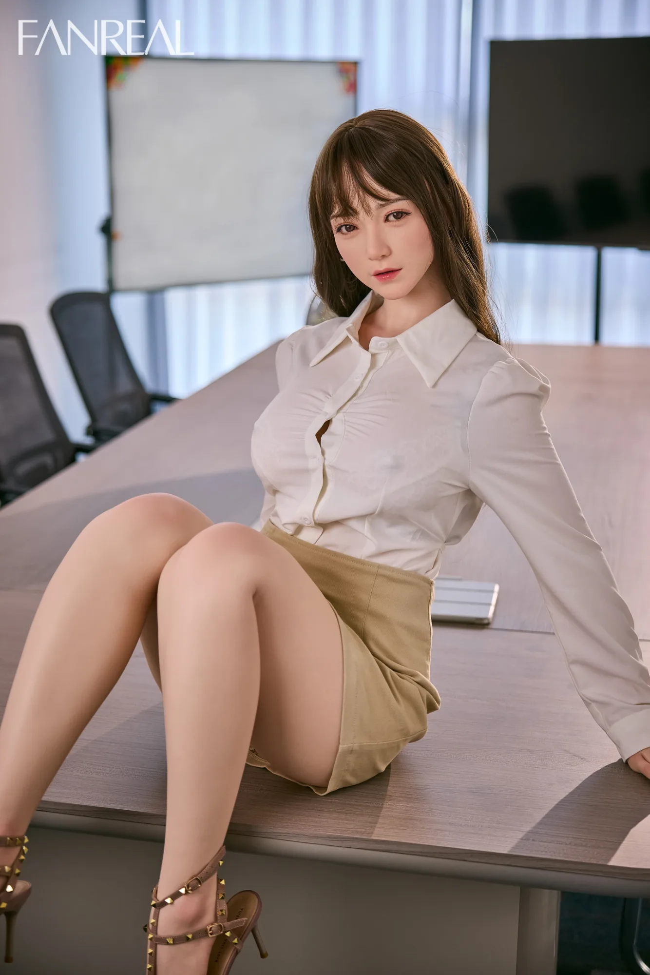 Silicone Sex Doll Secretary Hanako 5ft 2' (159 cm)/ F-Cup - FANREAL view 5