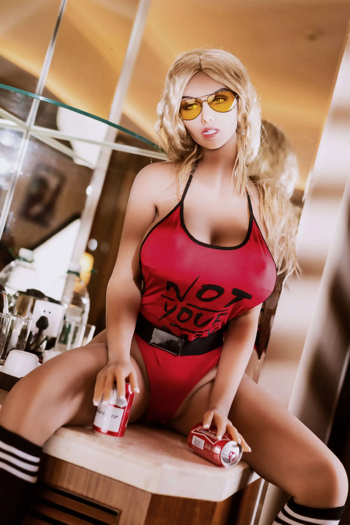 Sexy Doll Blonde Sydney 5ft 4' (163 cm)/ I-Cup - AF Doll view 1