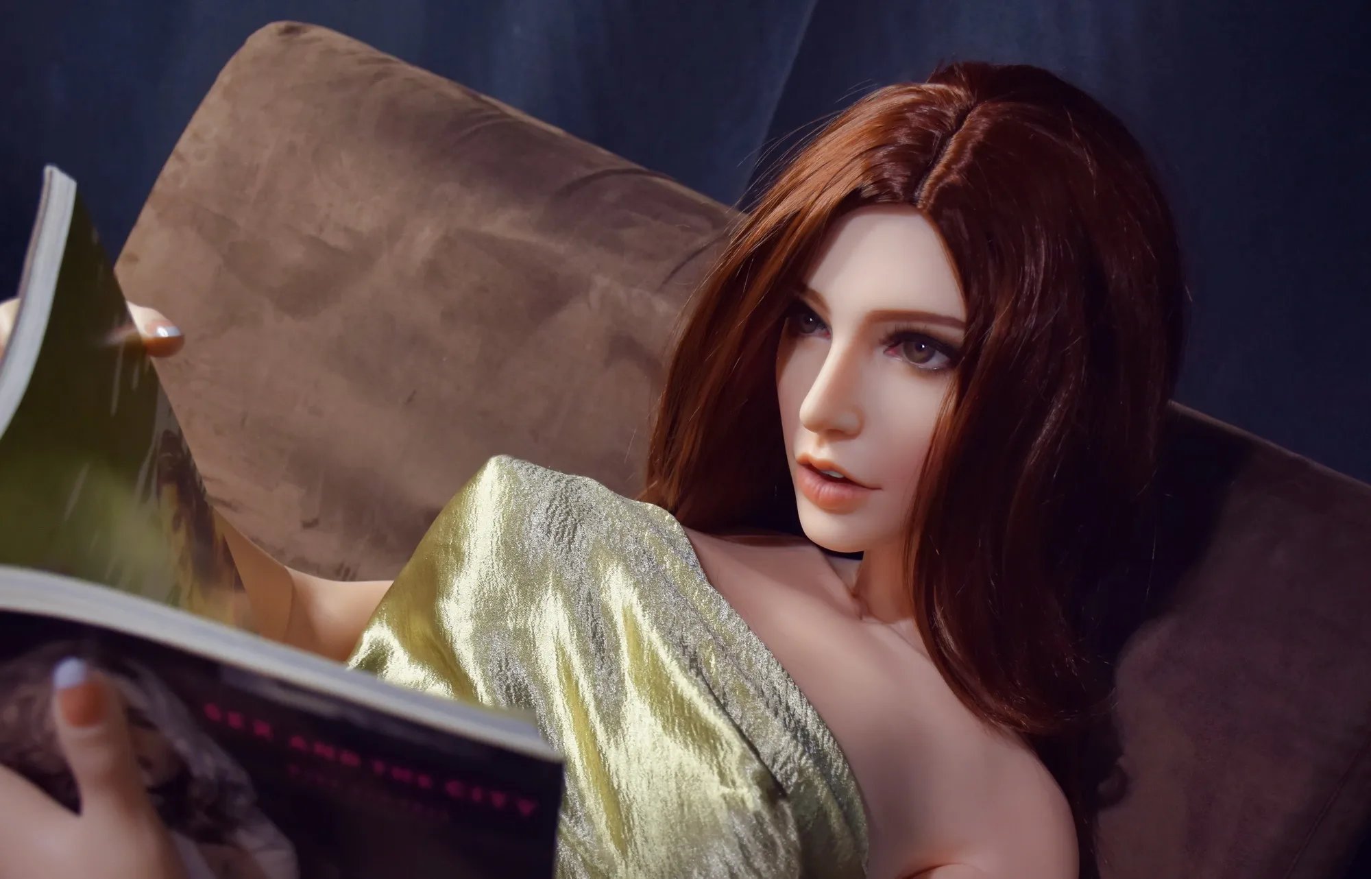 Silicone Doll Redhead Jeanine 5ft 5' (165 cm) - Elsa Babe view 2