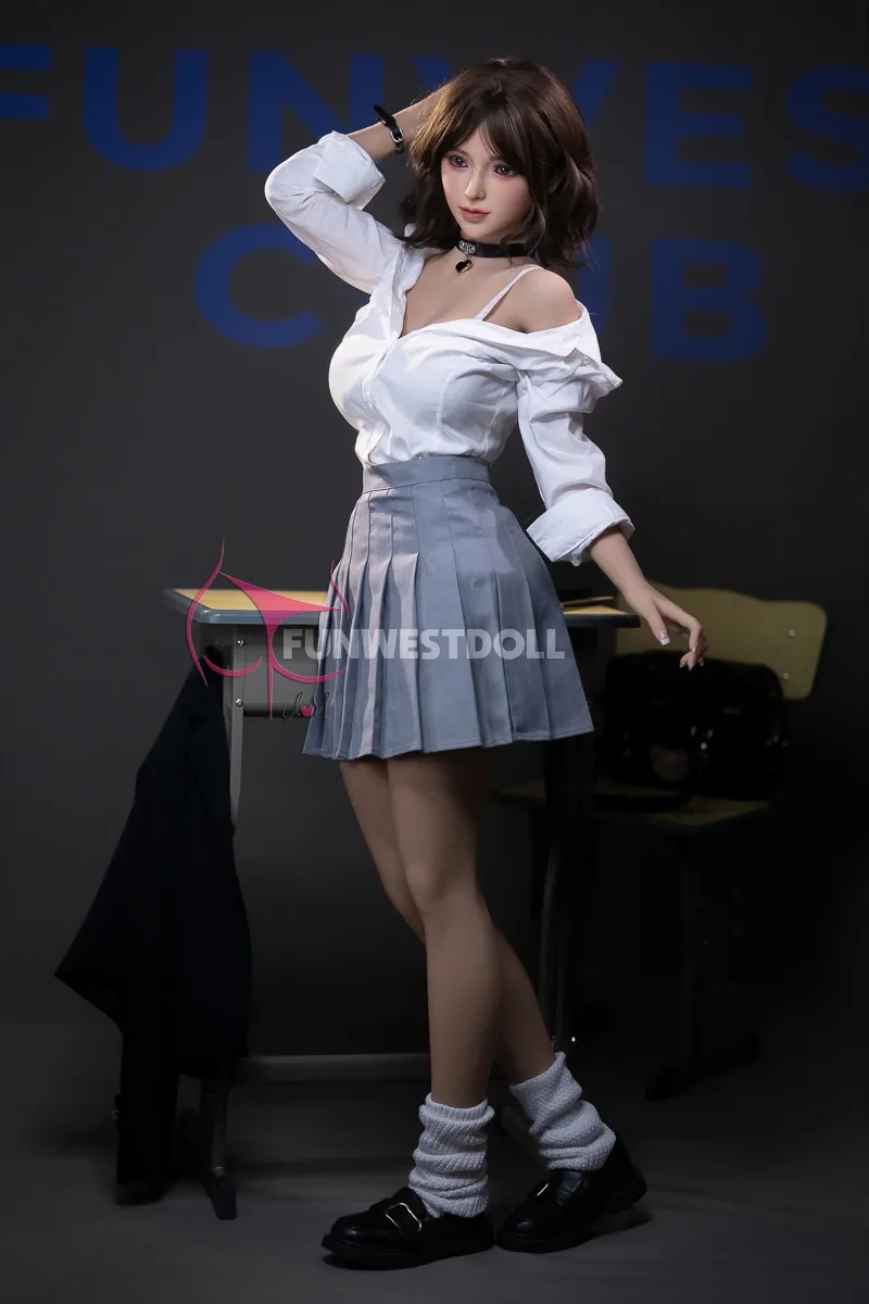 Real Sex Doll Brunette Key 5ft 1' (155 cm)/ F-Cup - FunWestDoll view 5