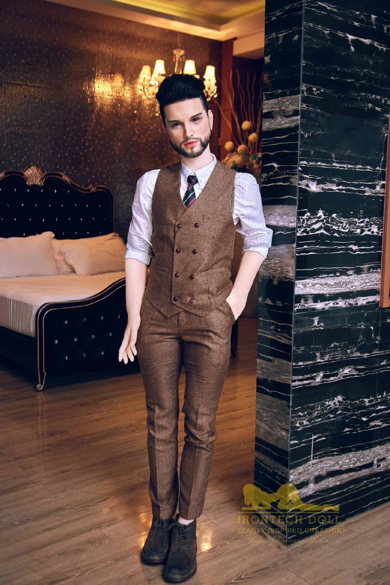 Male Love Doll Muscular Lucas 5ft 4' (162 cm) - Irontech Doll view 6