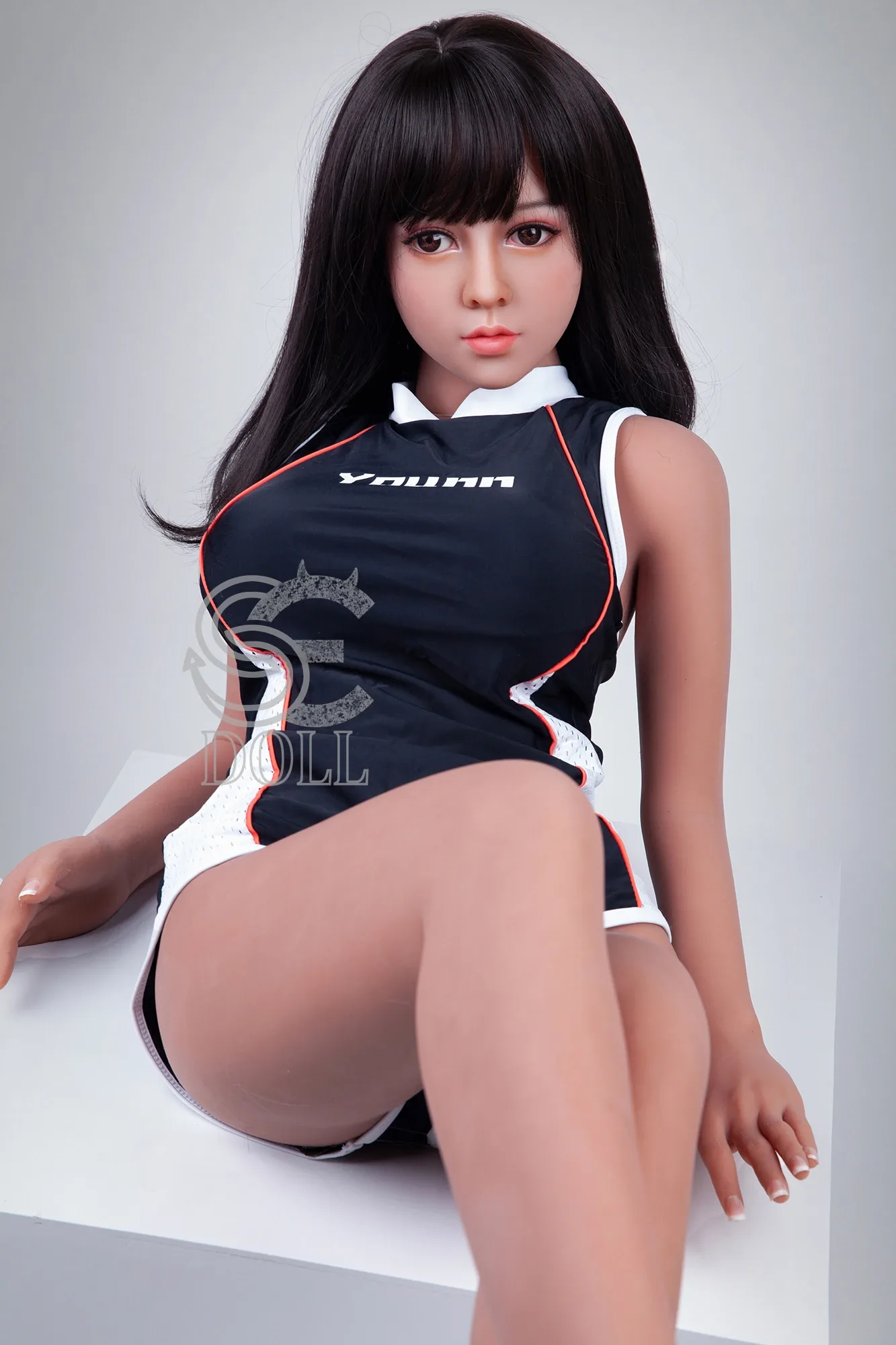 Sexy Doll Black-haired Linn 4ft 11' (150 cm)/ E-Cup - SEDOLL view 2