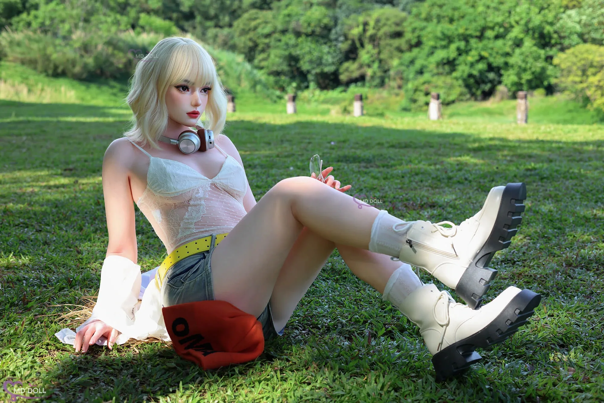 Realistic Sex Doll Blonde Simone 5ft 5' (166 cm)/ D-Cup - MD DOLL view 7