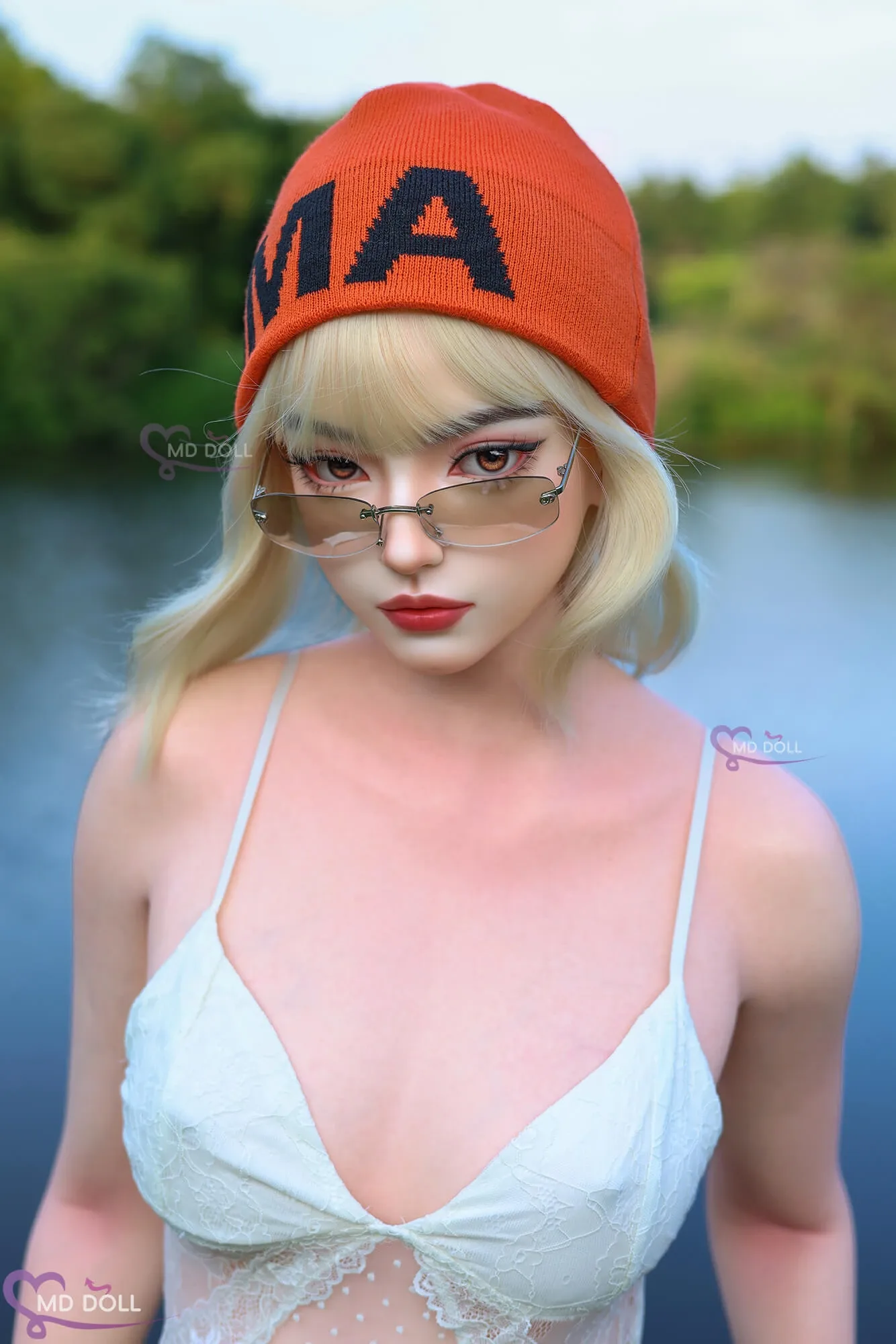 Realistic Sex Doll Blonde Simone 5ft 5' (166 cm)/ D-Cup - MD DOLL view 3