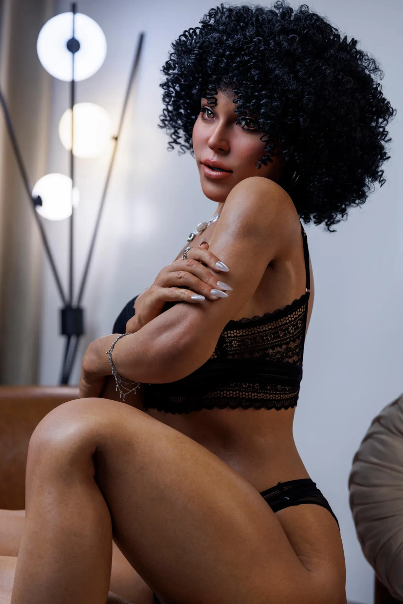 Real Sex Doll Tanned Ambrosia 5ft 6' (169 cm)/ C-Cup - I DO DOLL view 7