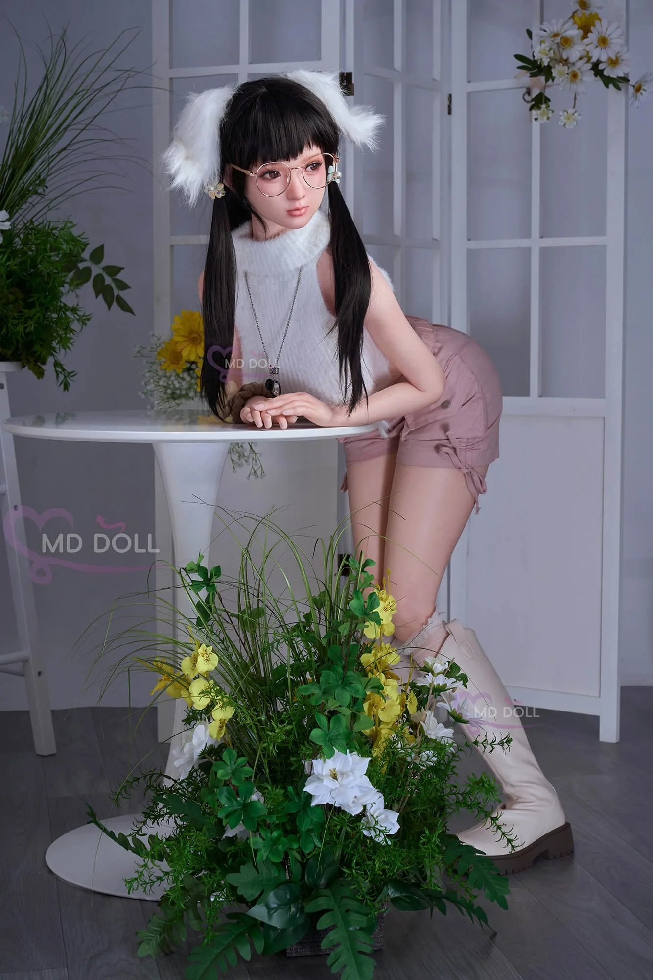 Real Sex Doll Sexy Yuka 4ft 11' (150 cm)/ E-Cup - MD DOLL view 5