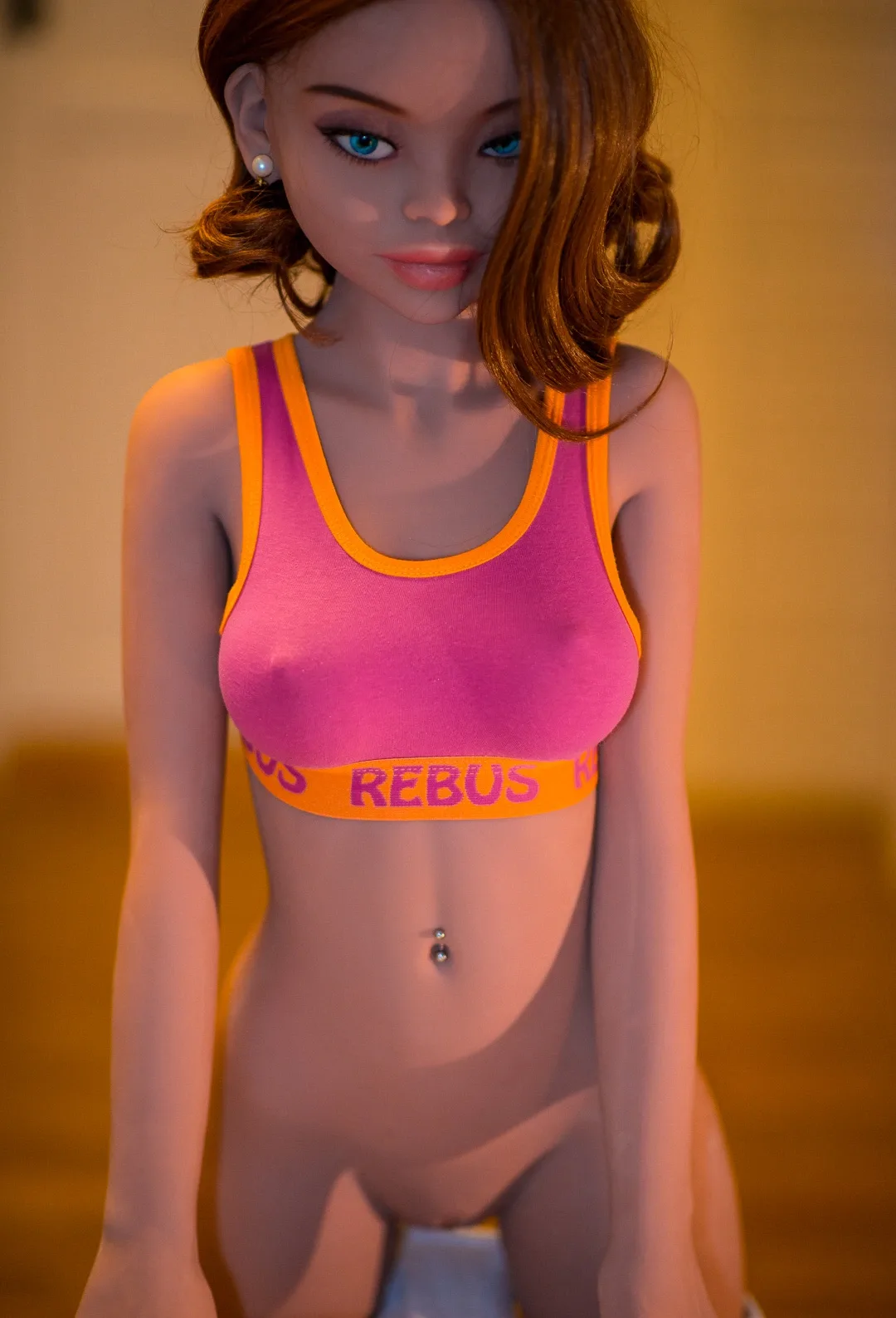 Real Sex Doll Redhead Holly 4ft 11' (150 cm)/ B-Cup - WM doll view 3