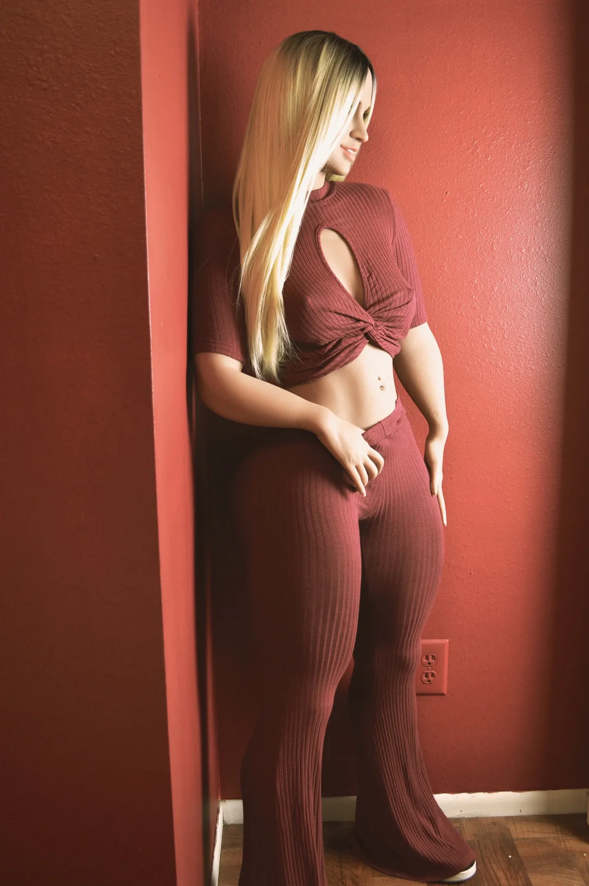 Real Sex Doll Blonde Pollie 5ft 1' (156 cm)/ B-Cup - WM doll view 2