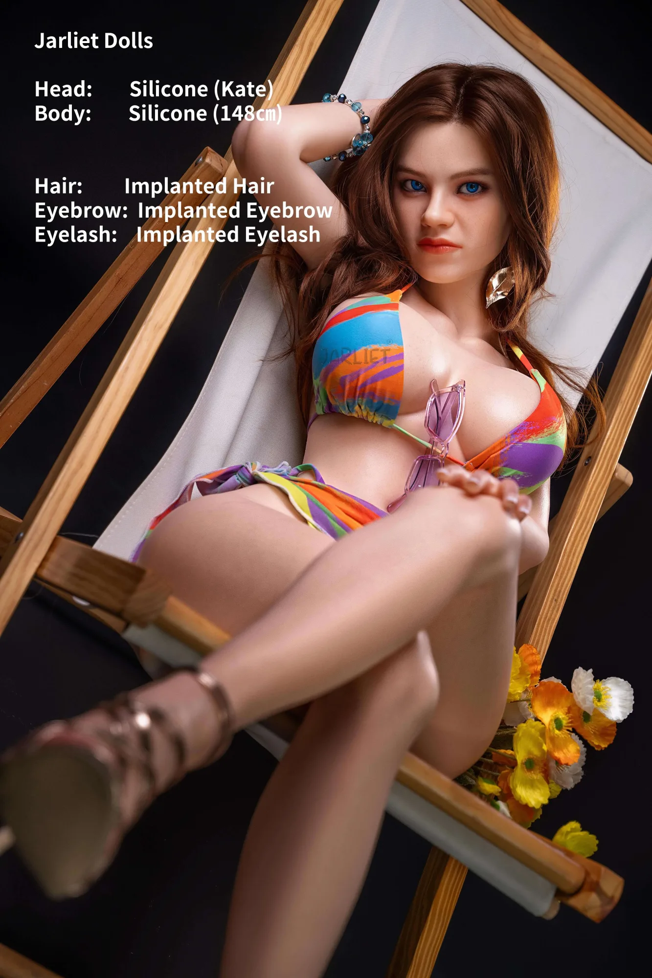Realistic Sex Doll Redhead Holliday 4ft 10' (148 cm)/ D-Cup - Jarliet view 1