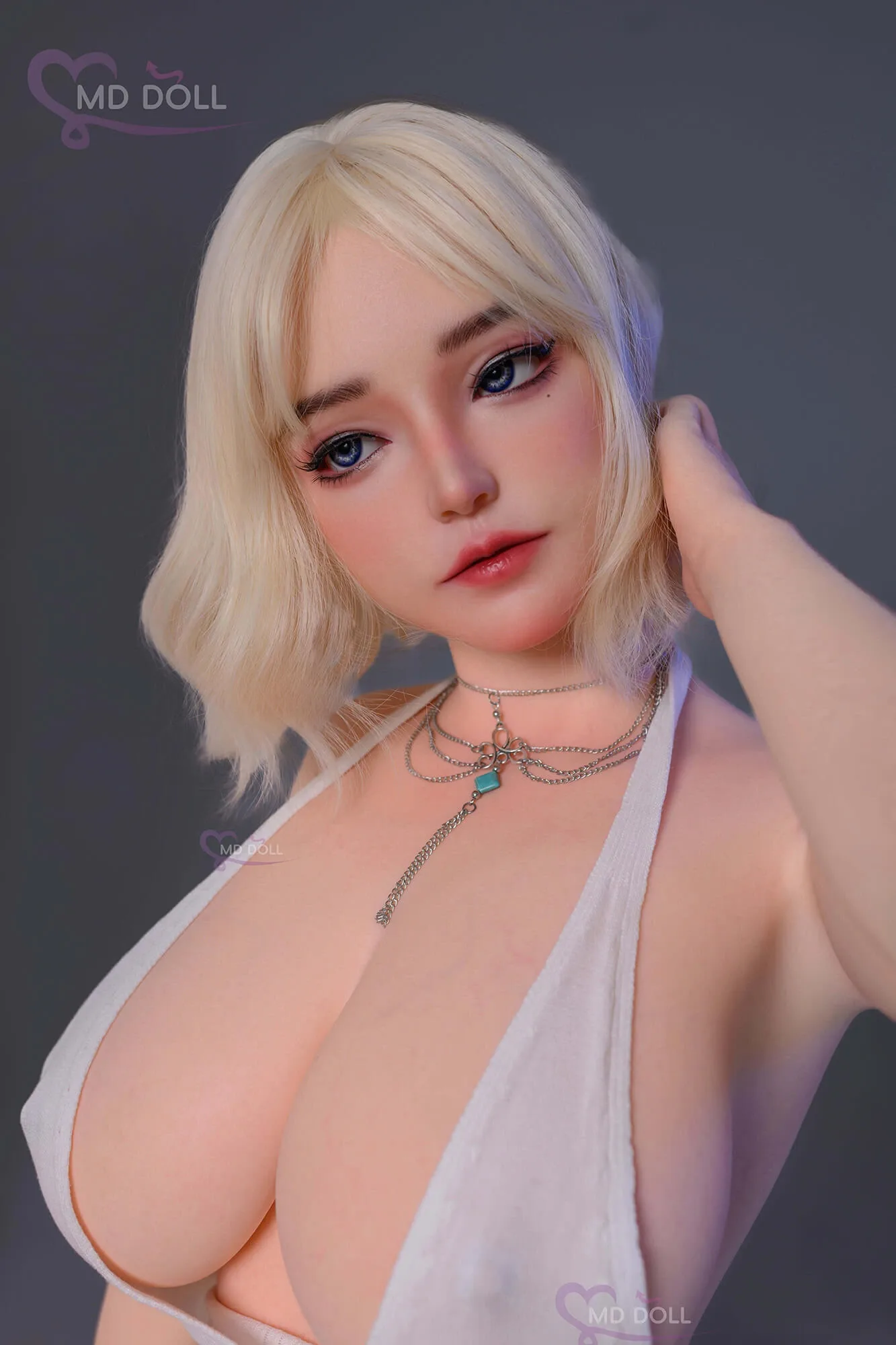 Real Sex Doll Blonde Mary 5ft 4' (162 cm)/ H-Cup - MD DOLL view 2