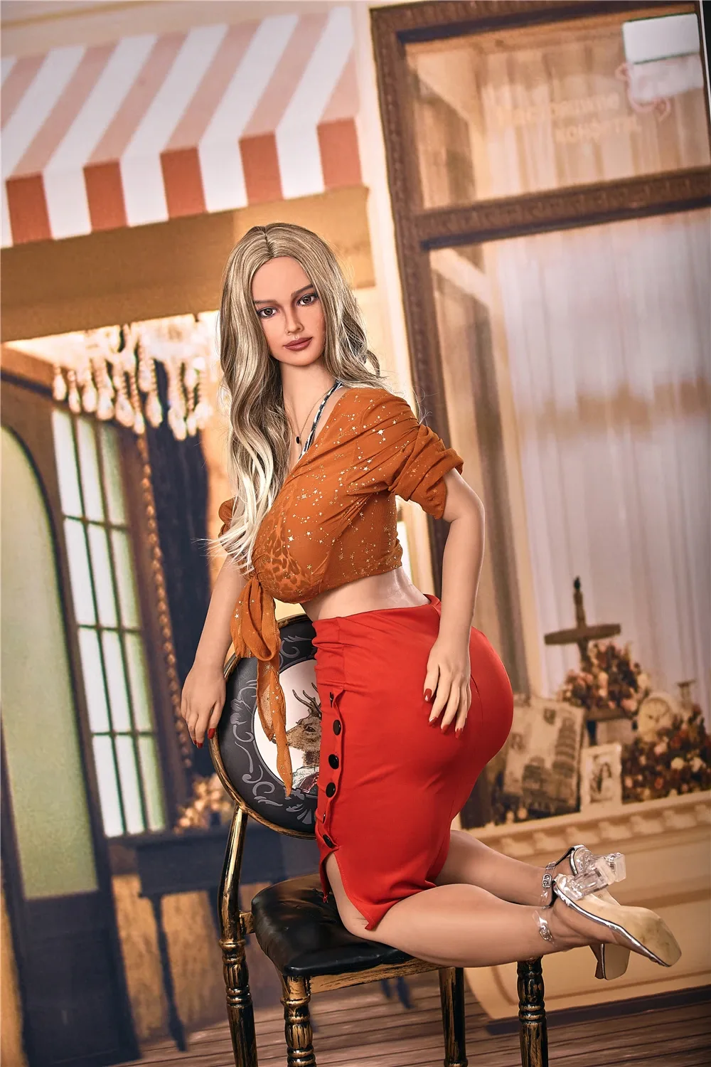 Sex Doll Blonde Sarin 5ft 2' (158 cm)/ I-Cup - Irontech Doll view 5