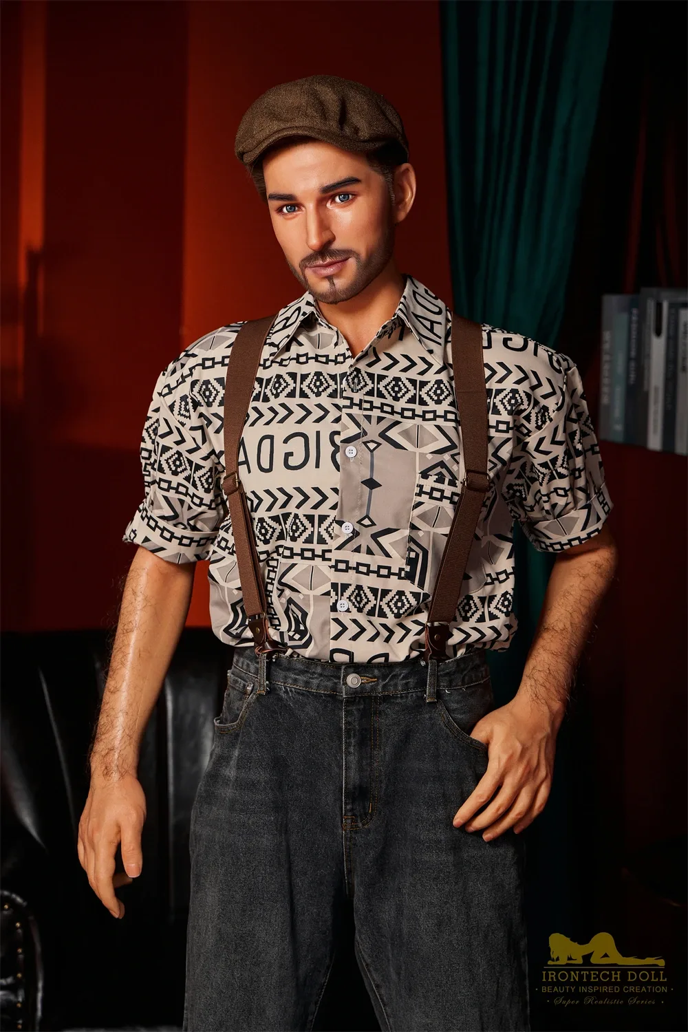 Male Sex Doll Tanned Gerson 5ft 6' (170 cm) - Irontech Doll view 6