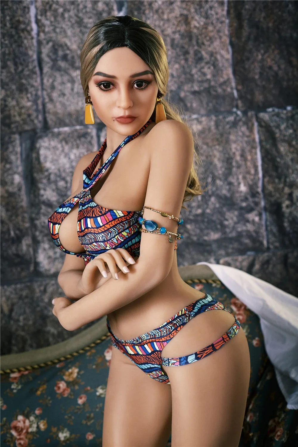 Real Sex Doll Blonde Lora 5ft 2' (159 cm)/ D-Cup - Irontech Doll view 3