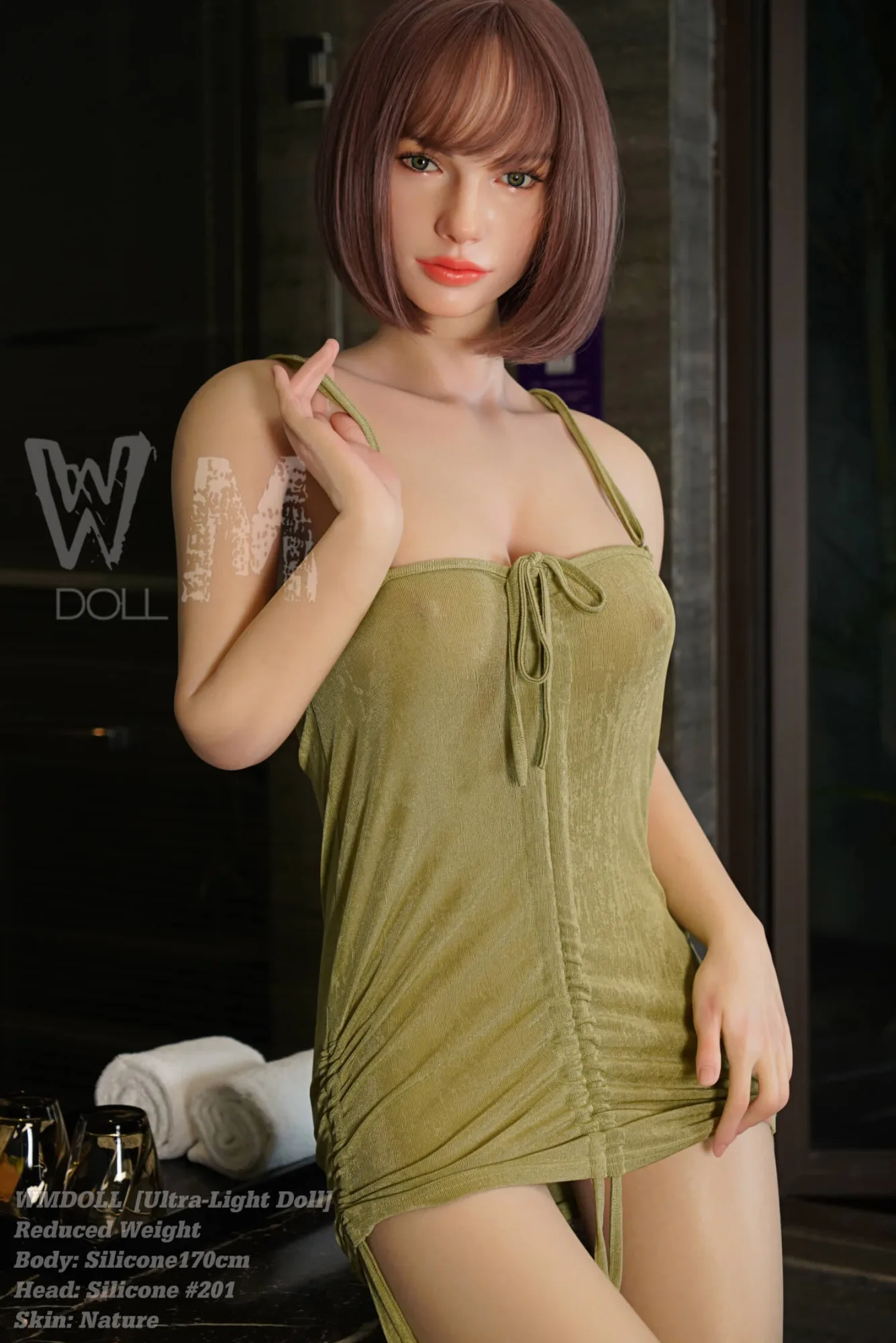 Sex Doll Brunette Clara 5ft 7' (170 cm)/ D-Cup - WM doll
