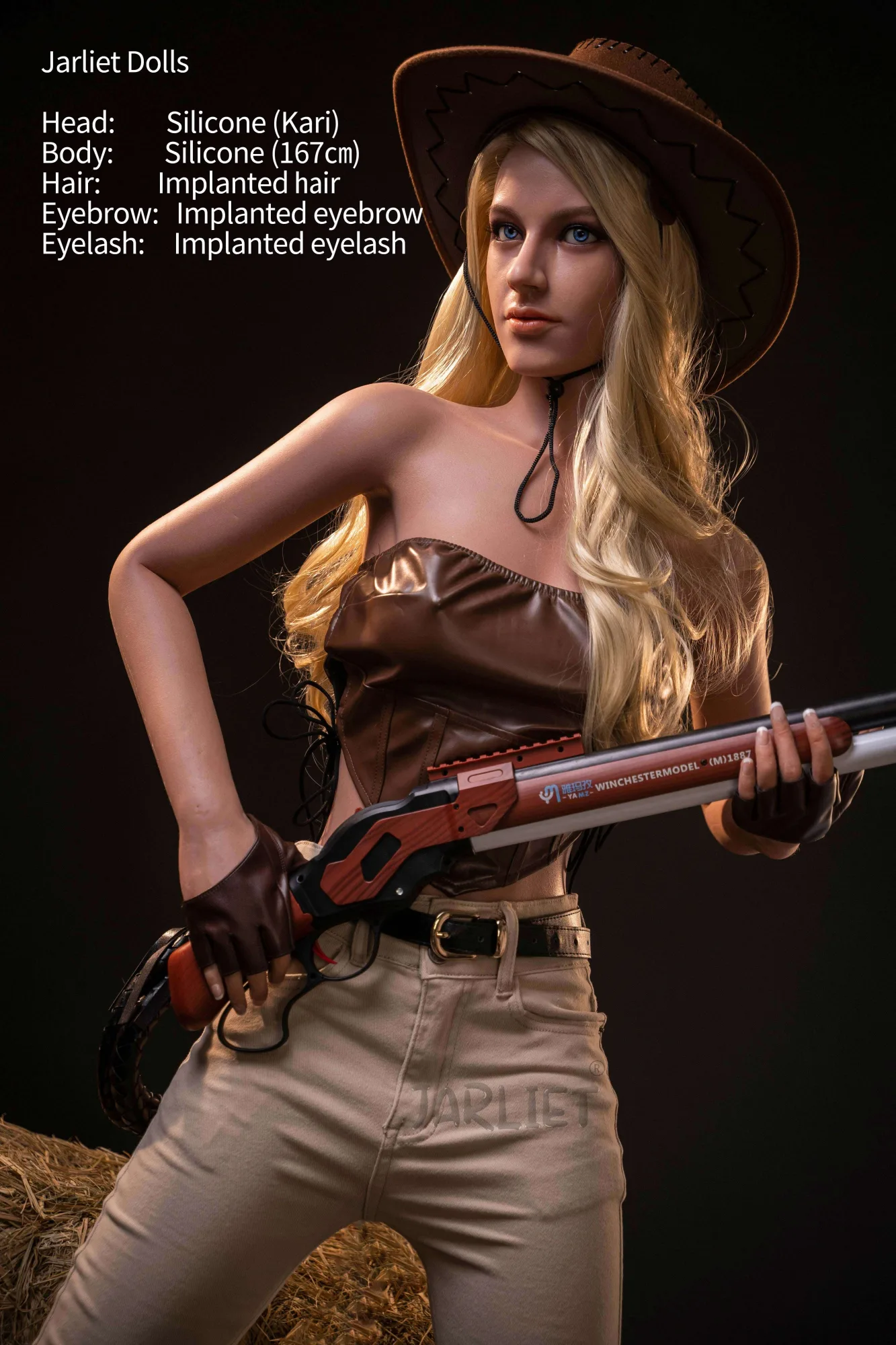 Silicone Sex Doll Wild Frankie 5ft 5' (167 cm)/ B-Cup - Jarliet view 2