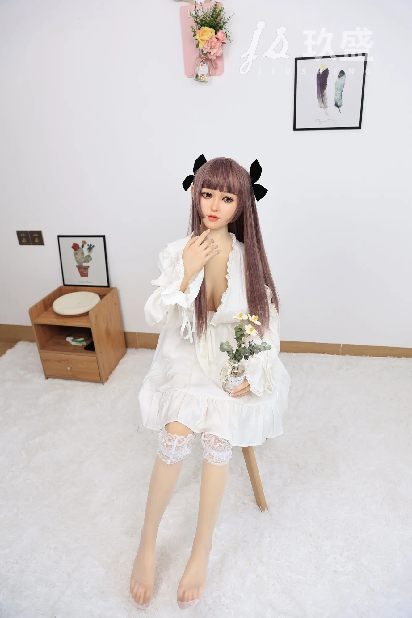 Silicone Sex Doll Tender Collien 4ft 11' (150 cm)/ D-Cup - Jiusheng Doll view 4