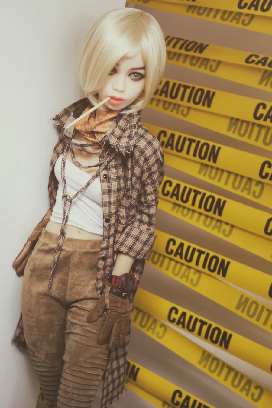 Real Sex Doll Blonde Madison 5ft 6' (168 cm)/ A-Cup - WM doll view 6