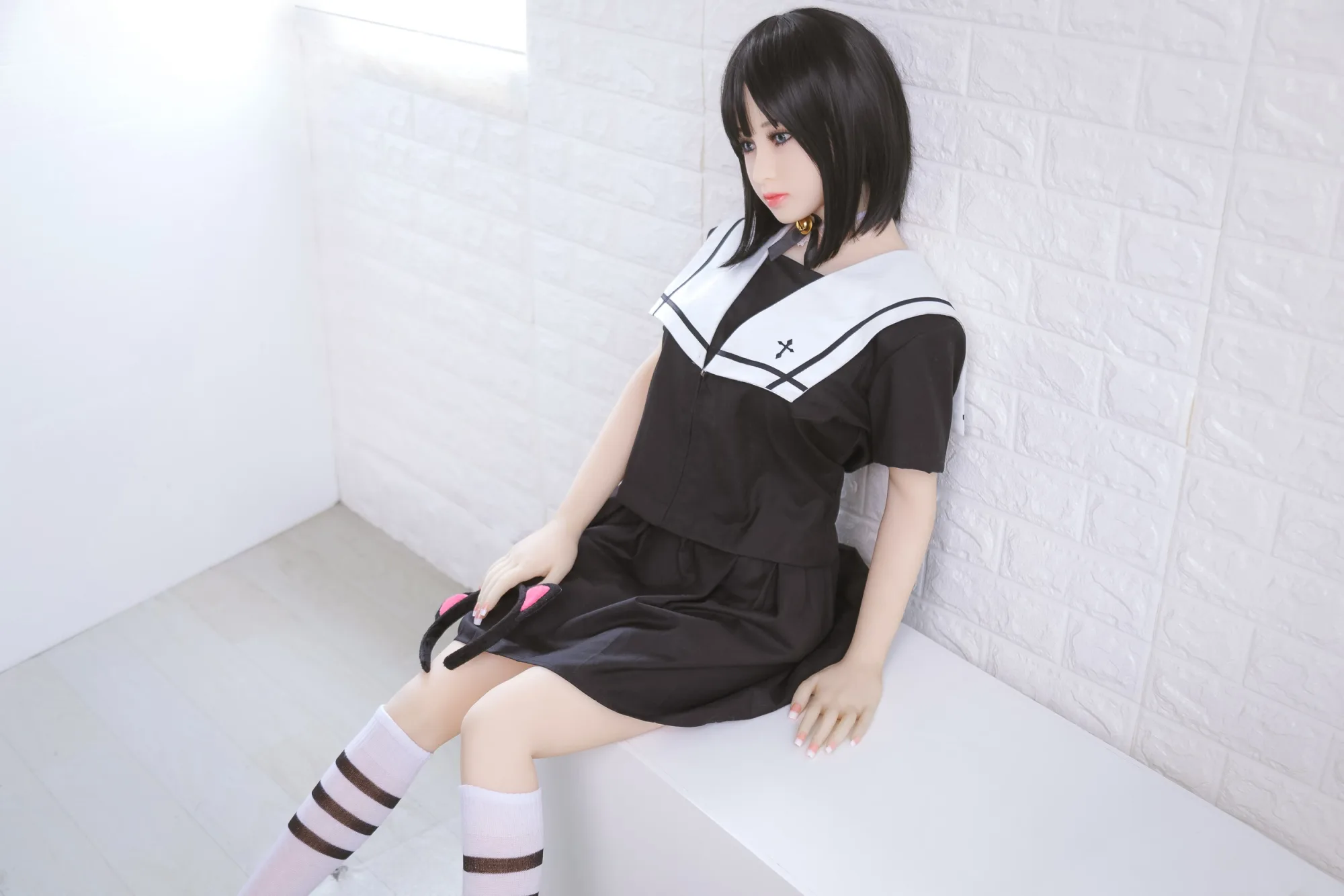 Sex Doll Schoolgirl Nany 4ft 10' (148 cm)/ C-Cup - AIBEI Doll view 6