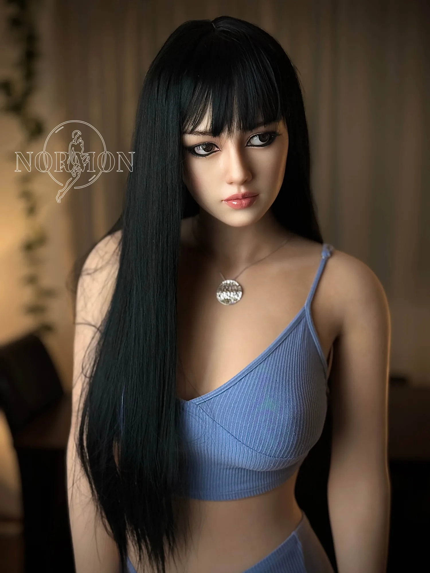 Realistic Sex Doll Black-haired Elin 5ft 6' (170 cm)/ C-Cup - NORMON Doll view 4