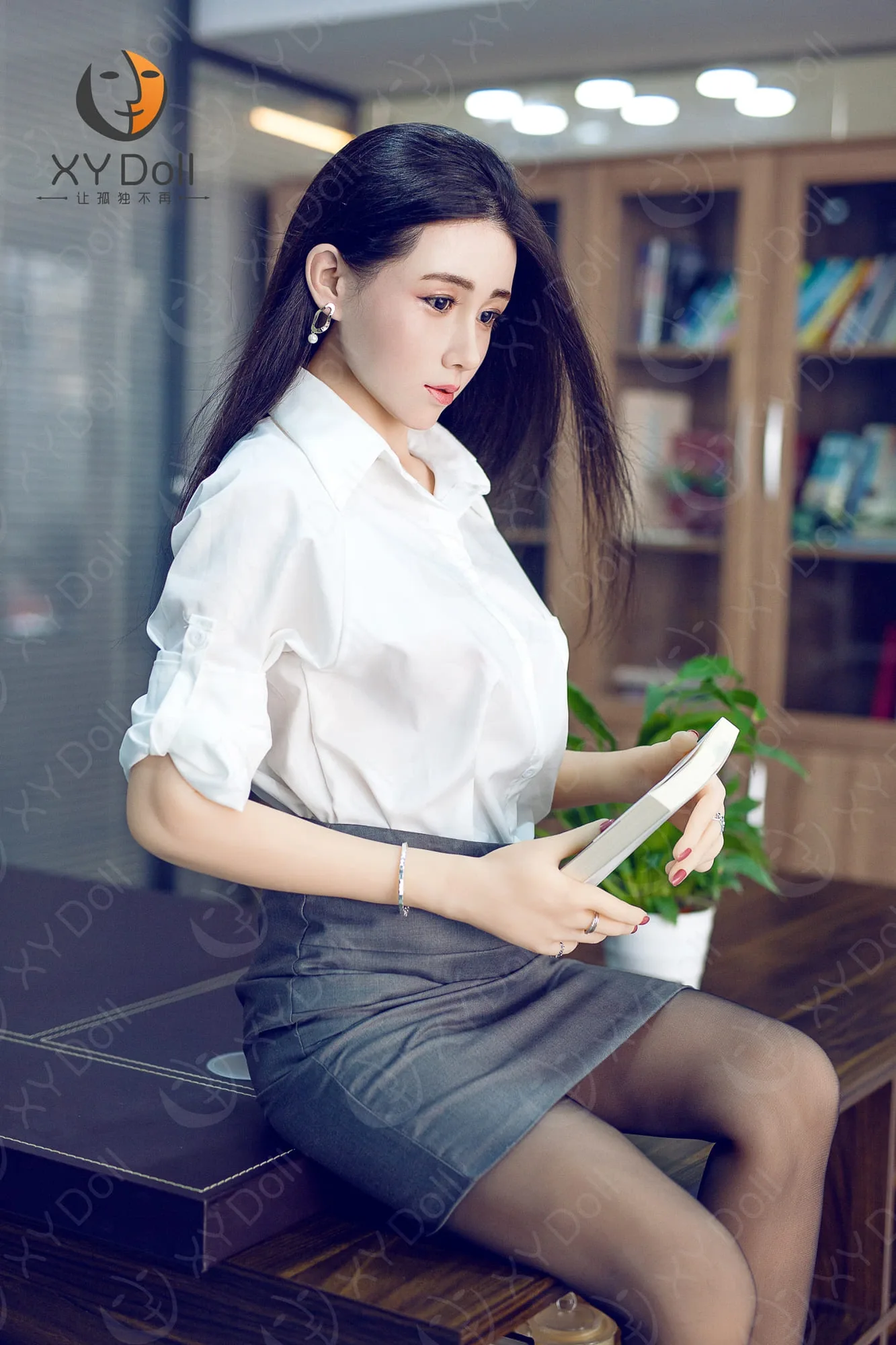 Silicone Sex Doll Secretary Mimish 5ft 6' (168 cm)/ C-Cup - XY Doll view 4